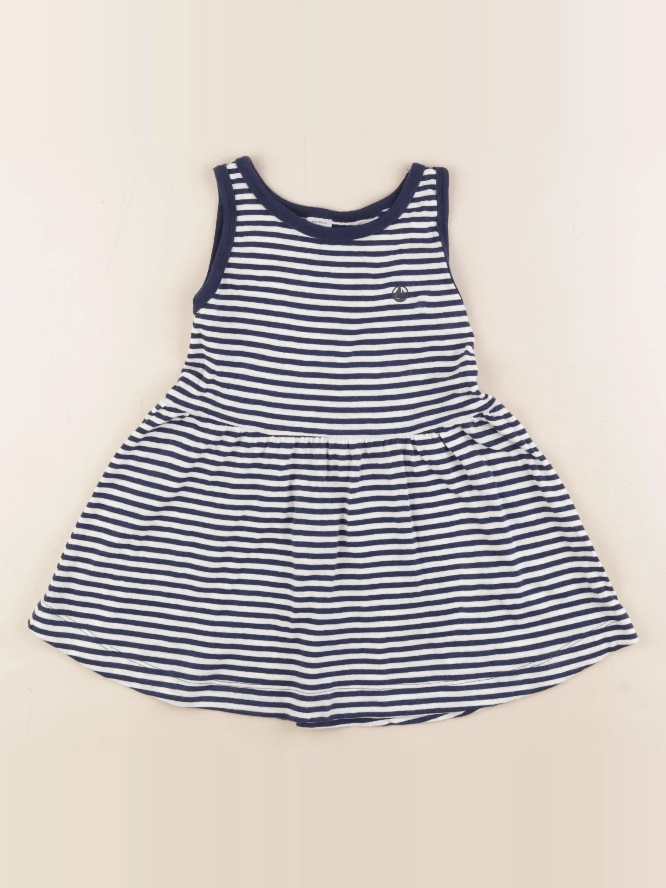 Petit Bateau - robe bleu - 4 ans