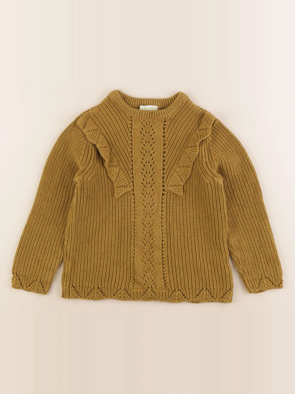 Vertbaudet - pull vert - 5 ans