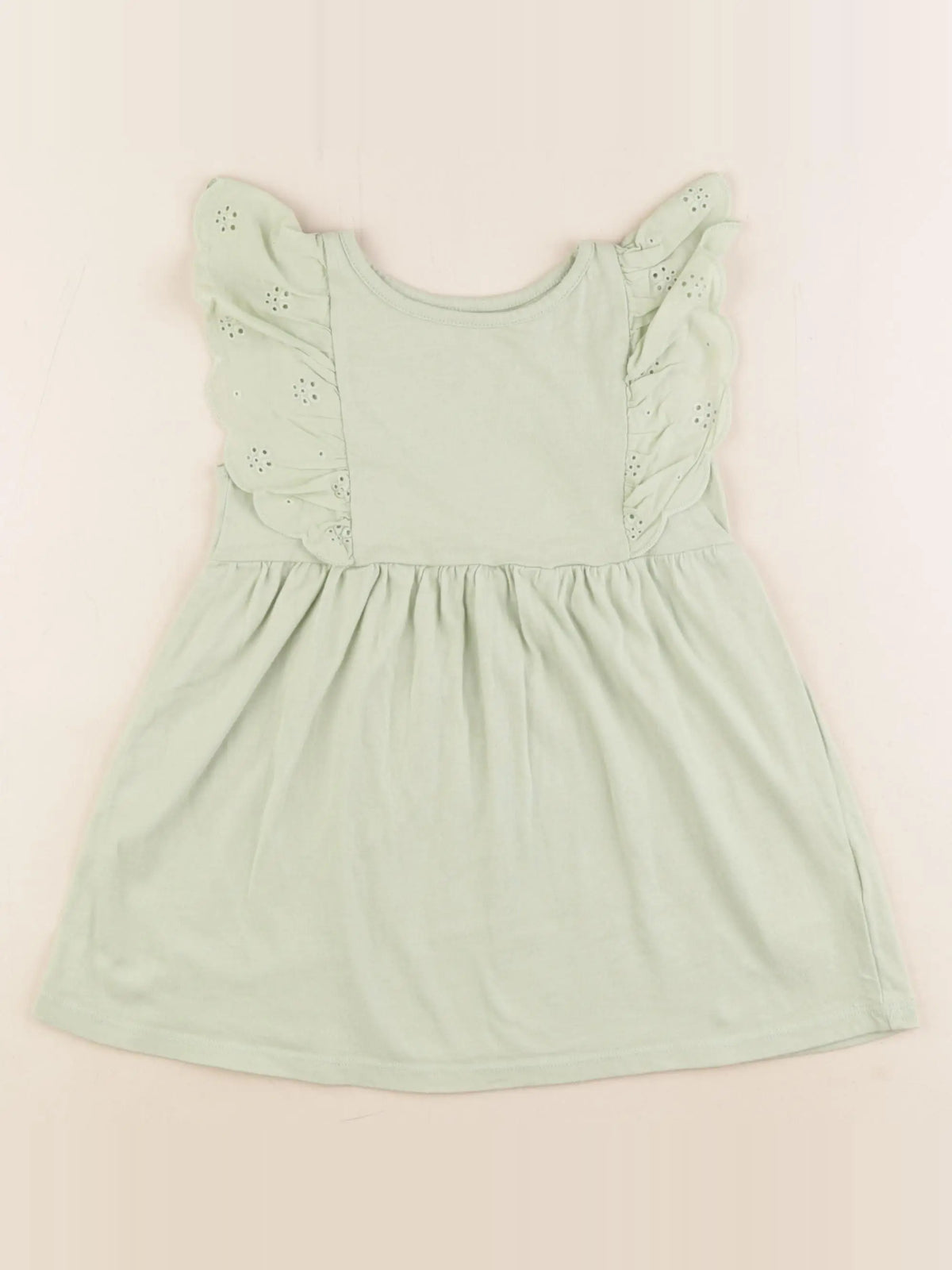H&M - robe vert - 18/24 mois