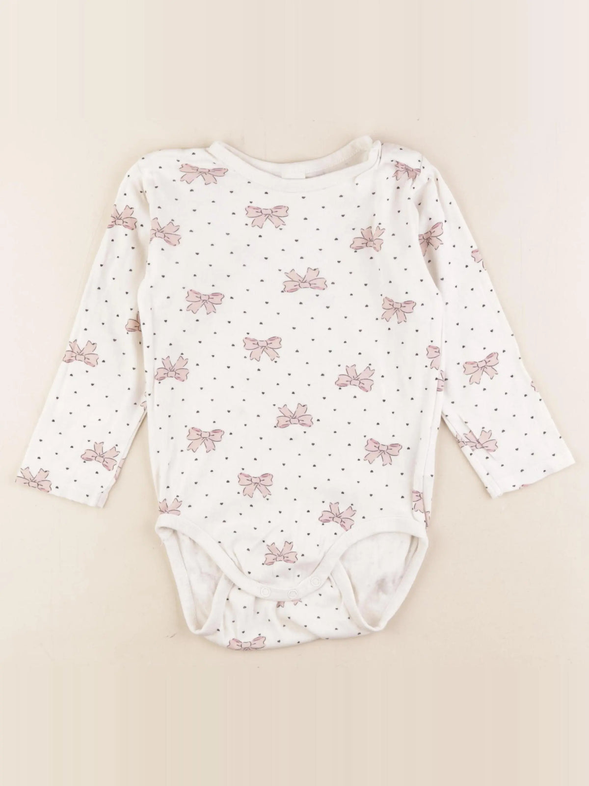 H&M - body blanc - 4 ans