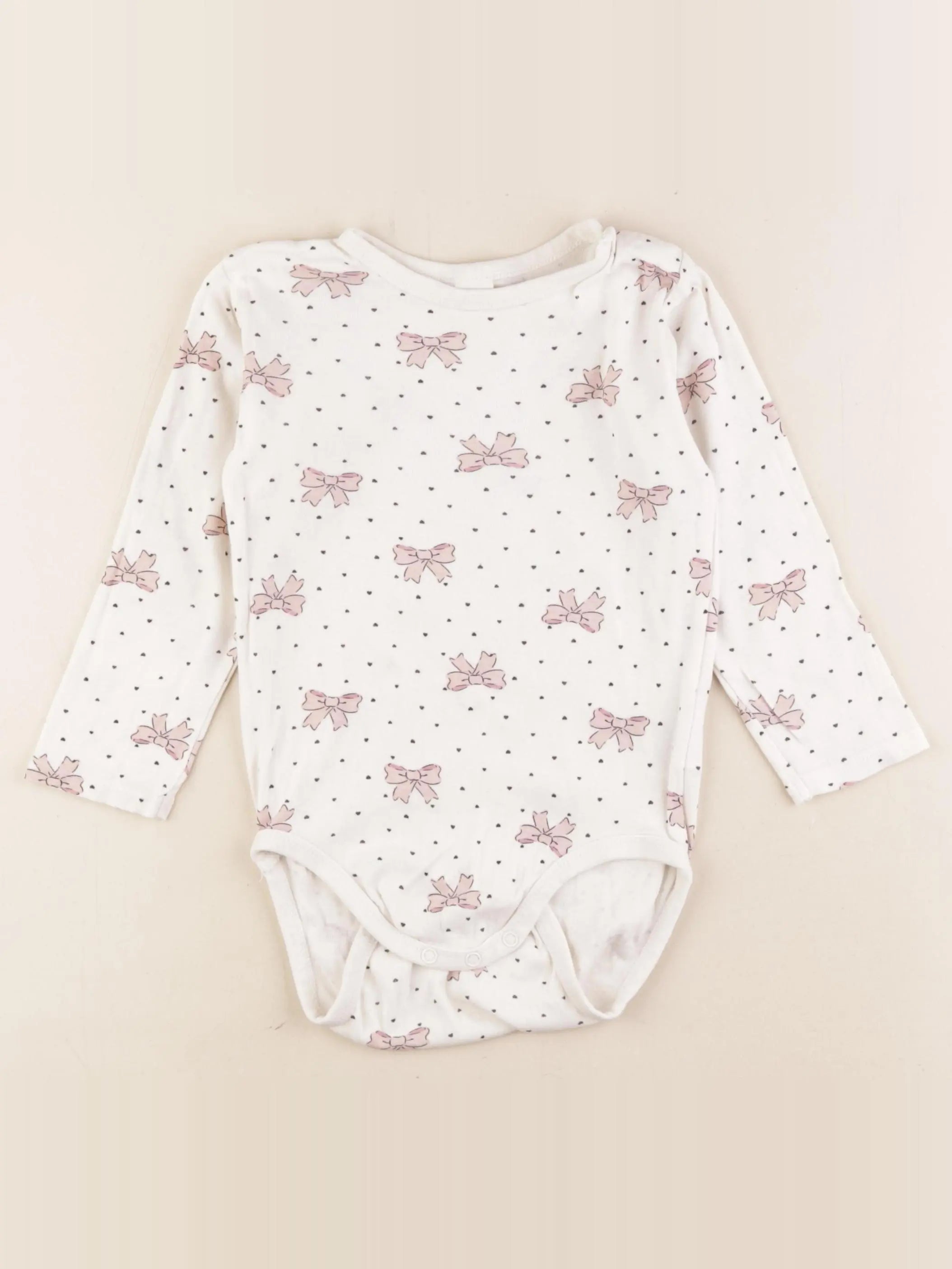H&M - body blanc - 4 ans