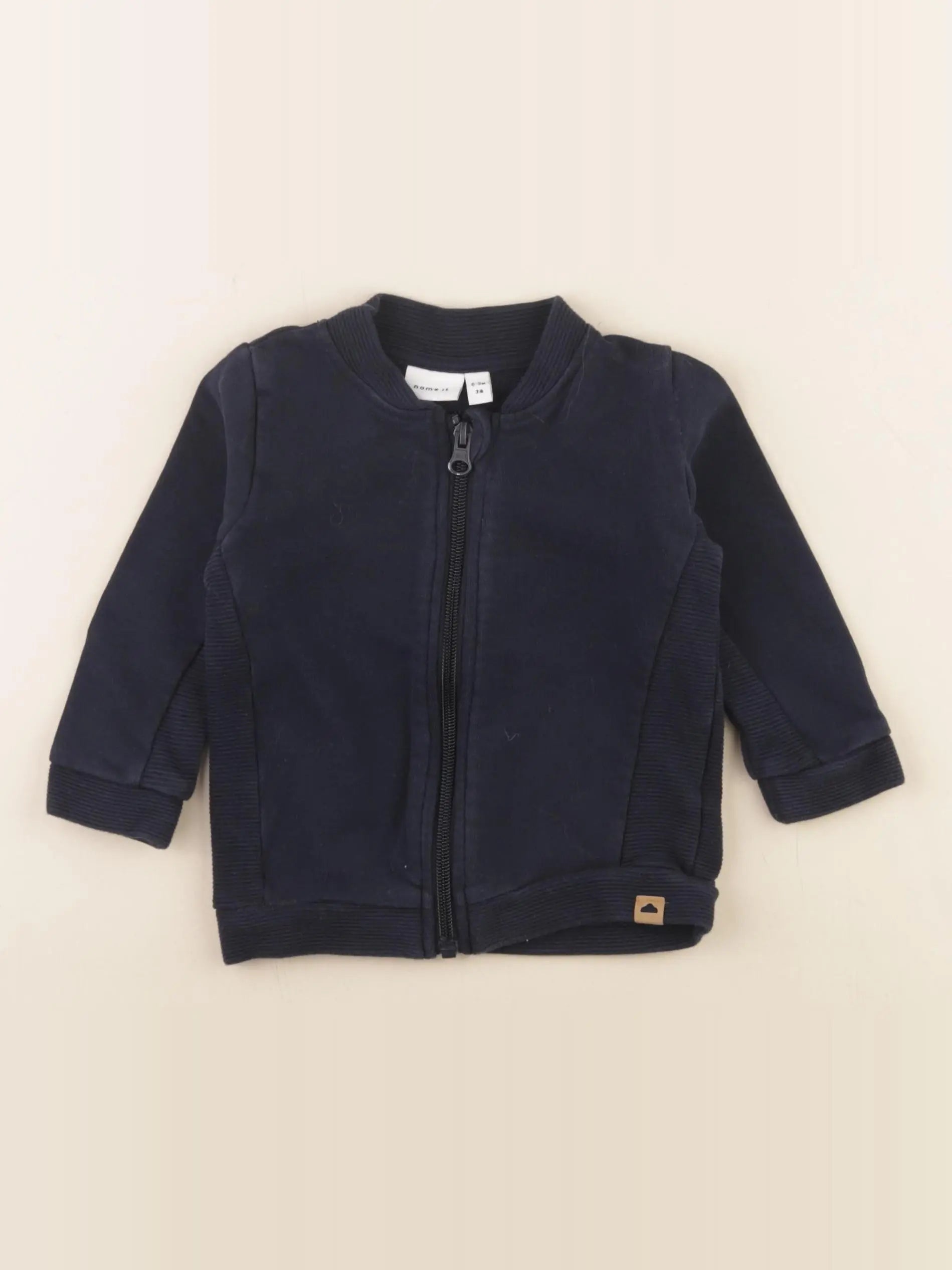 Name it - sweat bleu - 6/9 mois