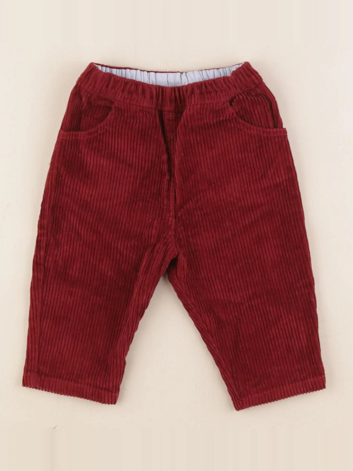 Cyrillus - pantalon rouge - 6 mois