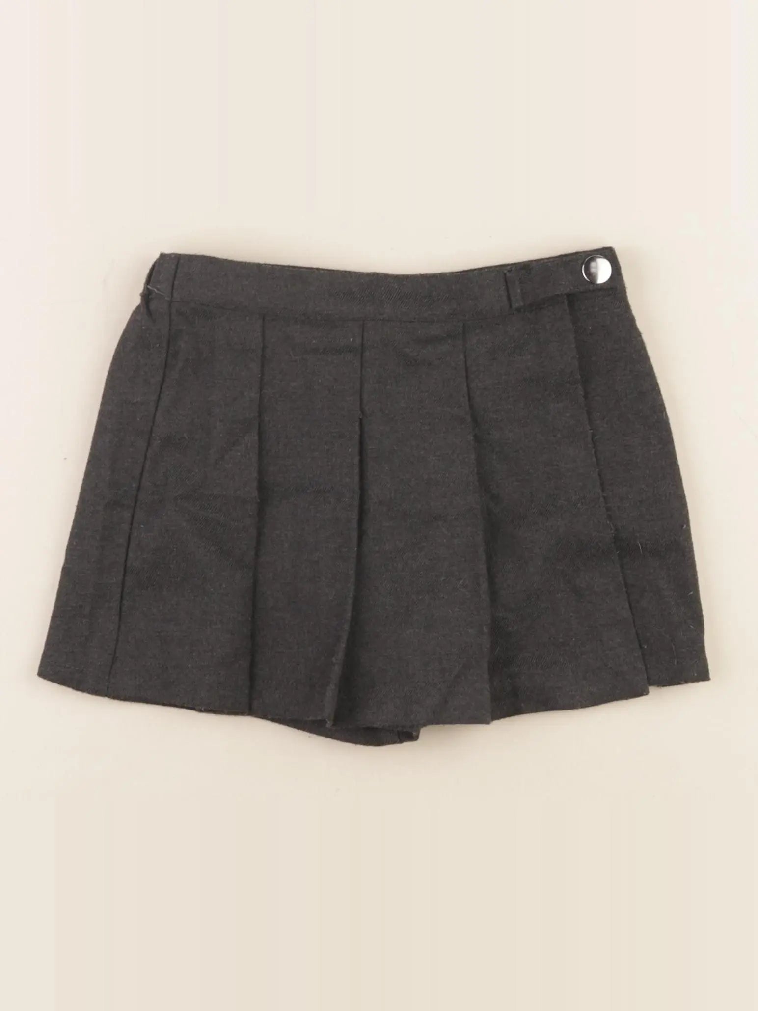 Vertbaudet - jupe short gris - 4 ans
