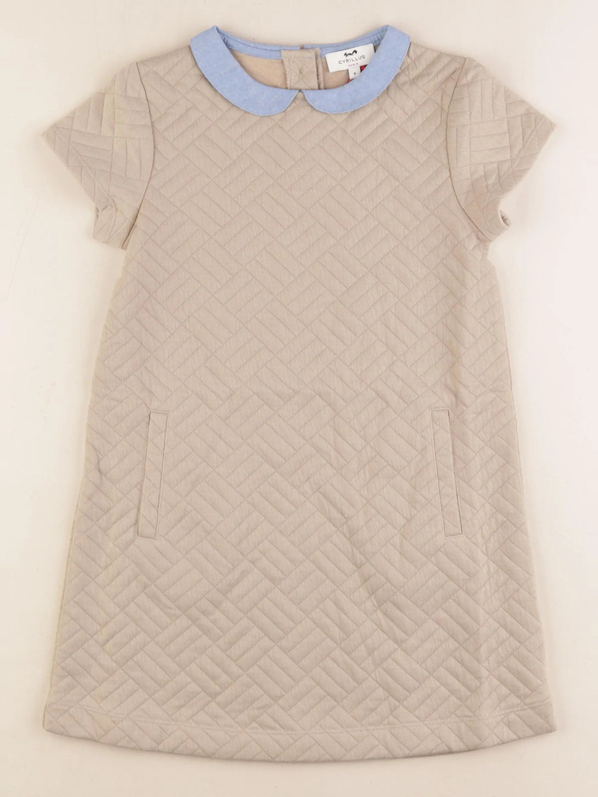 Cyrillus - robe beige - 8 ans