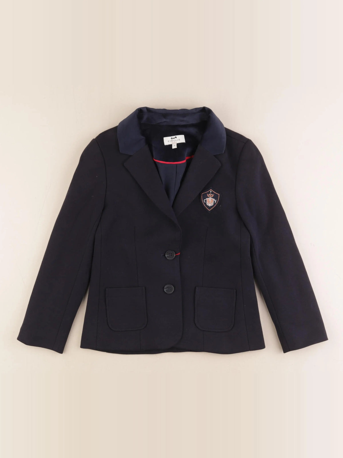 Cyrillus - veste bleu - 8 ans