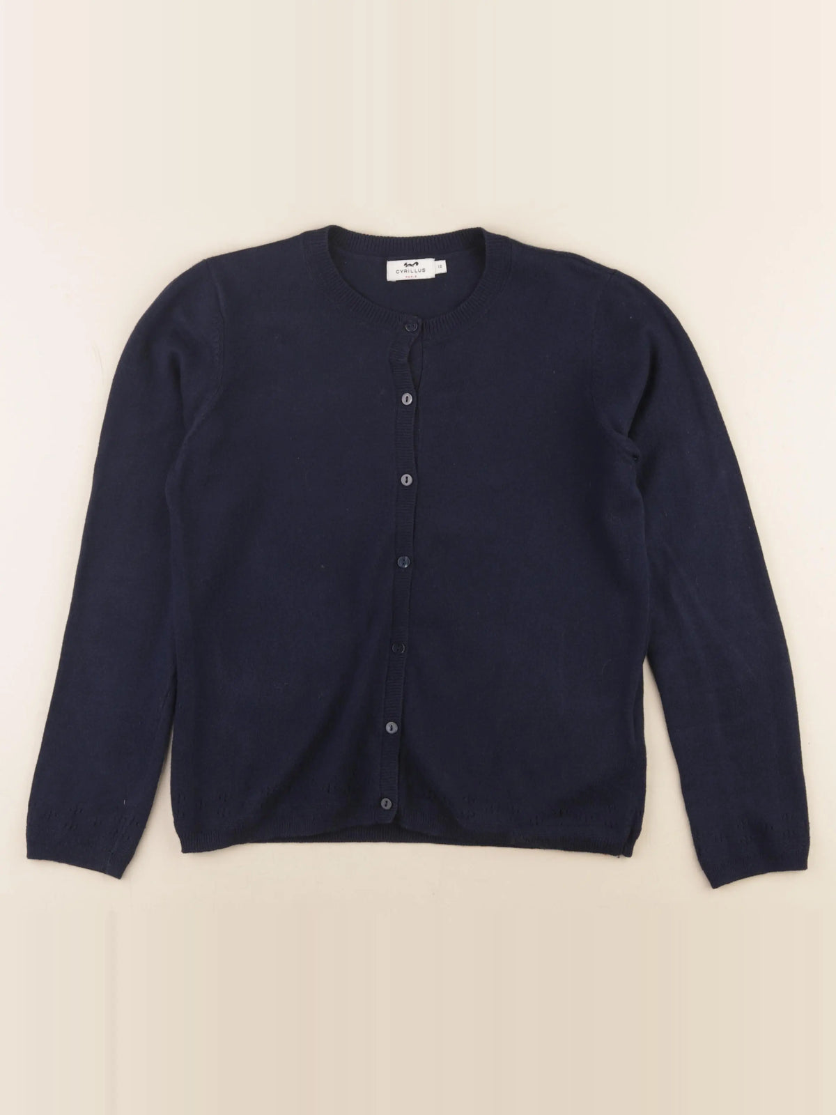 Cyrillus - gilet bleu - 12 ans