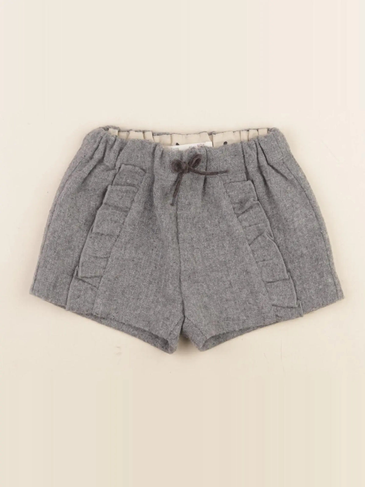 Zara - short gris - 9/12 mois