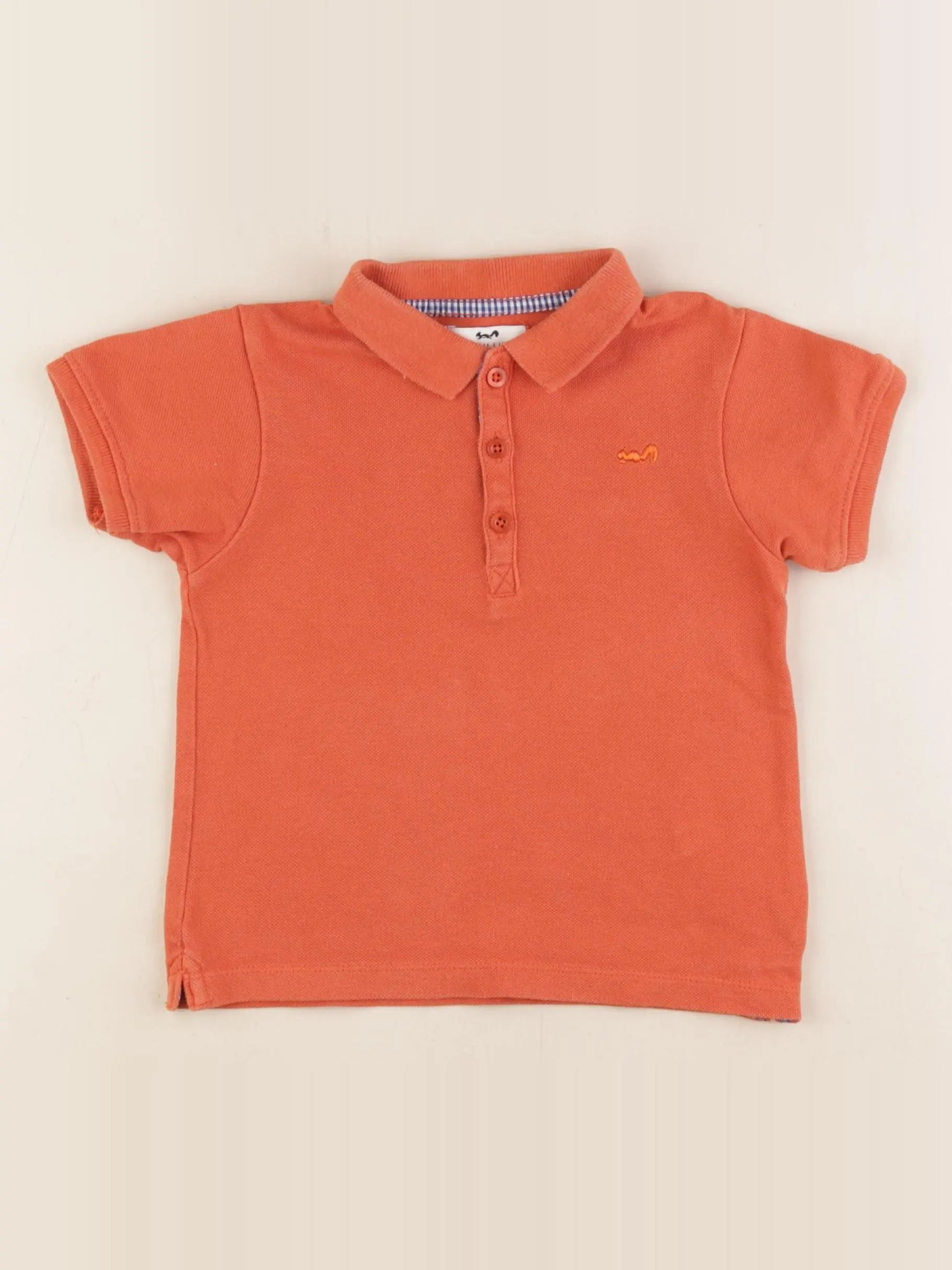 Cyrillus - polo orange - 36 mois
