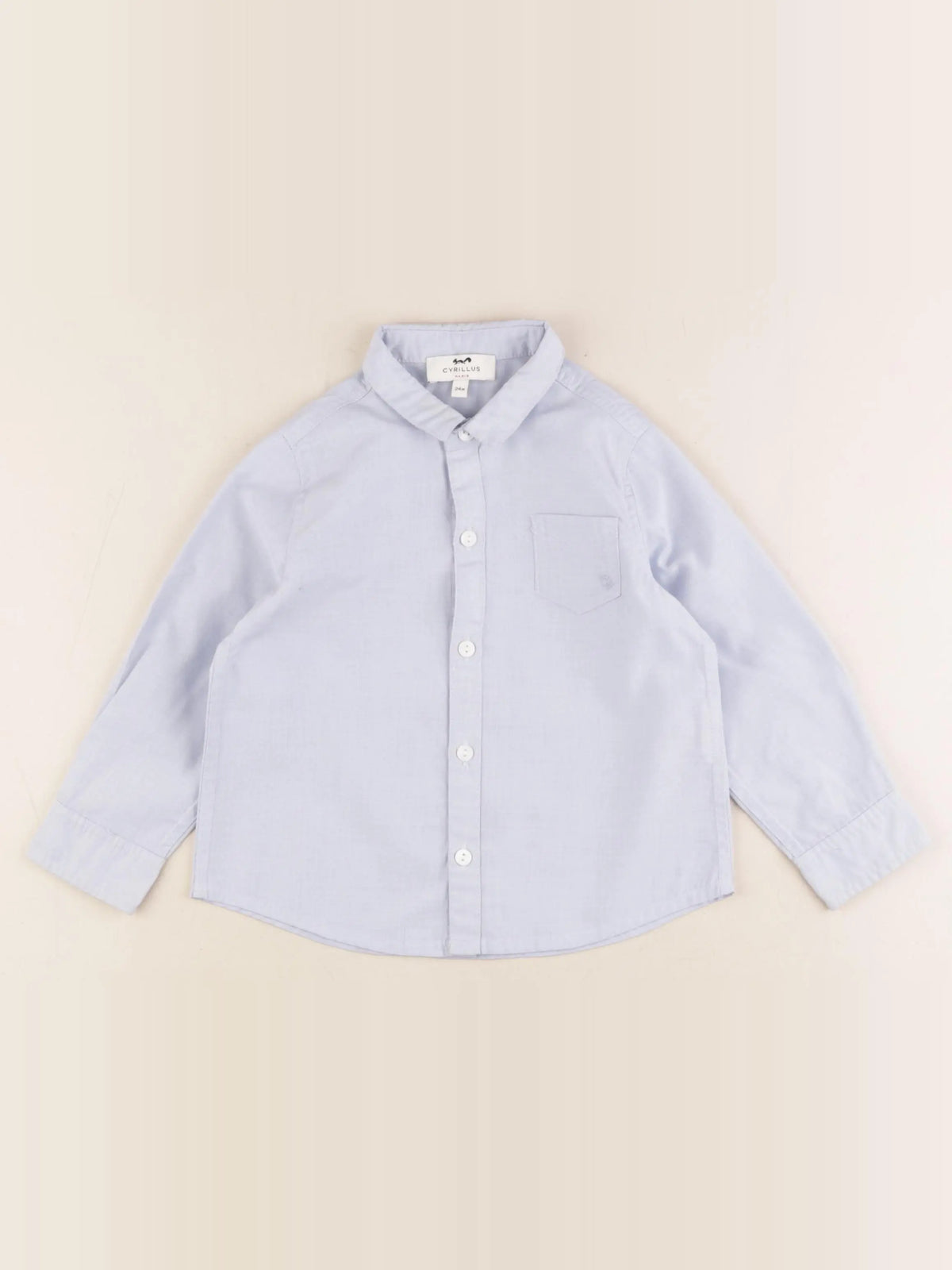 Cyrillus - chemise bleu - 24 mois