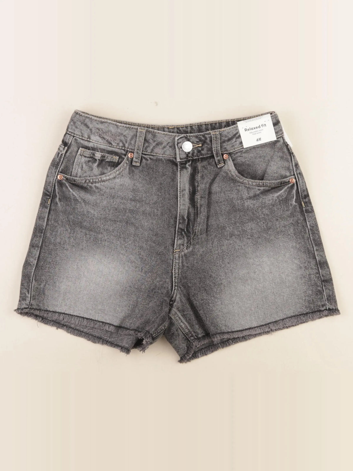 H&M - short gris - 13/14 ans
