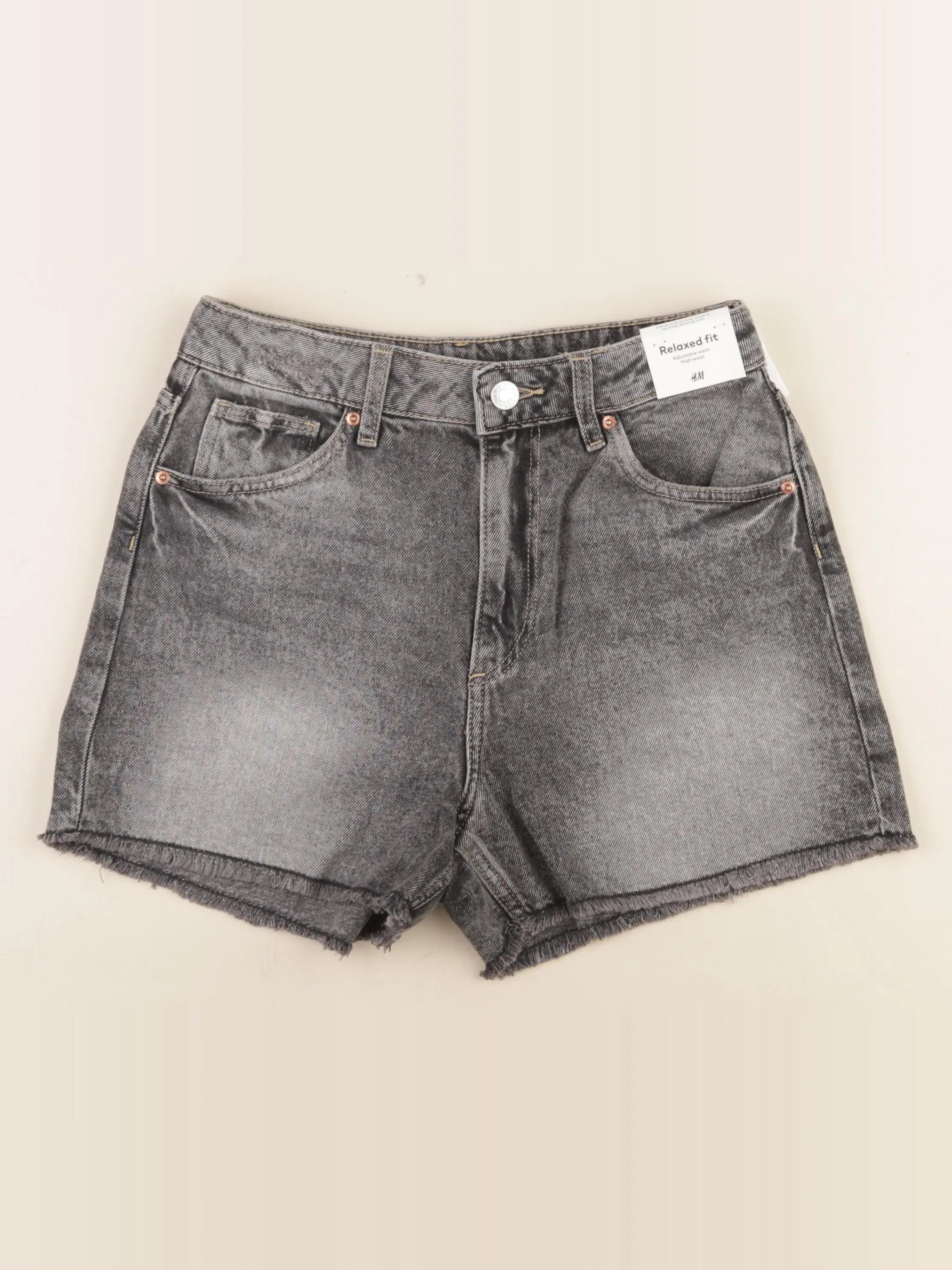 H&M - short gris - 13/14 ans