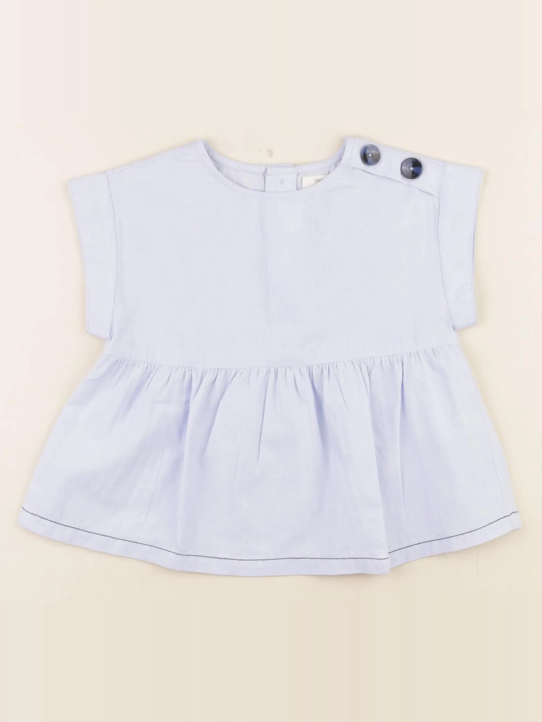Zara - blouse bleu - 18/24 mois