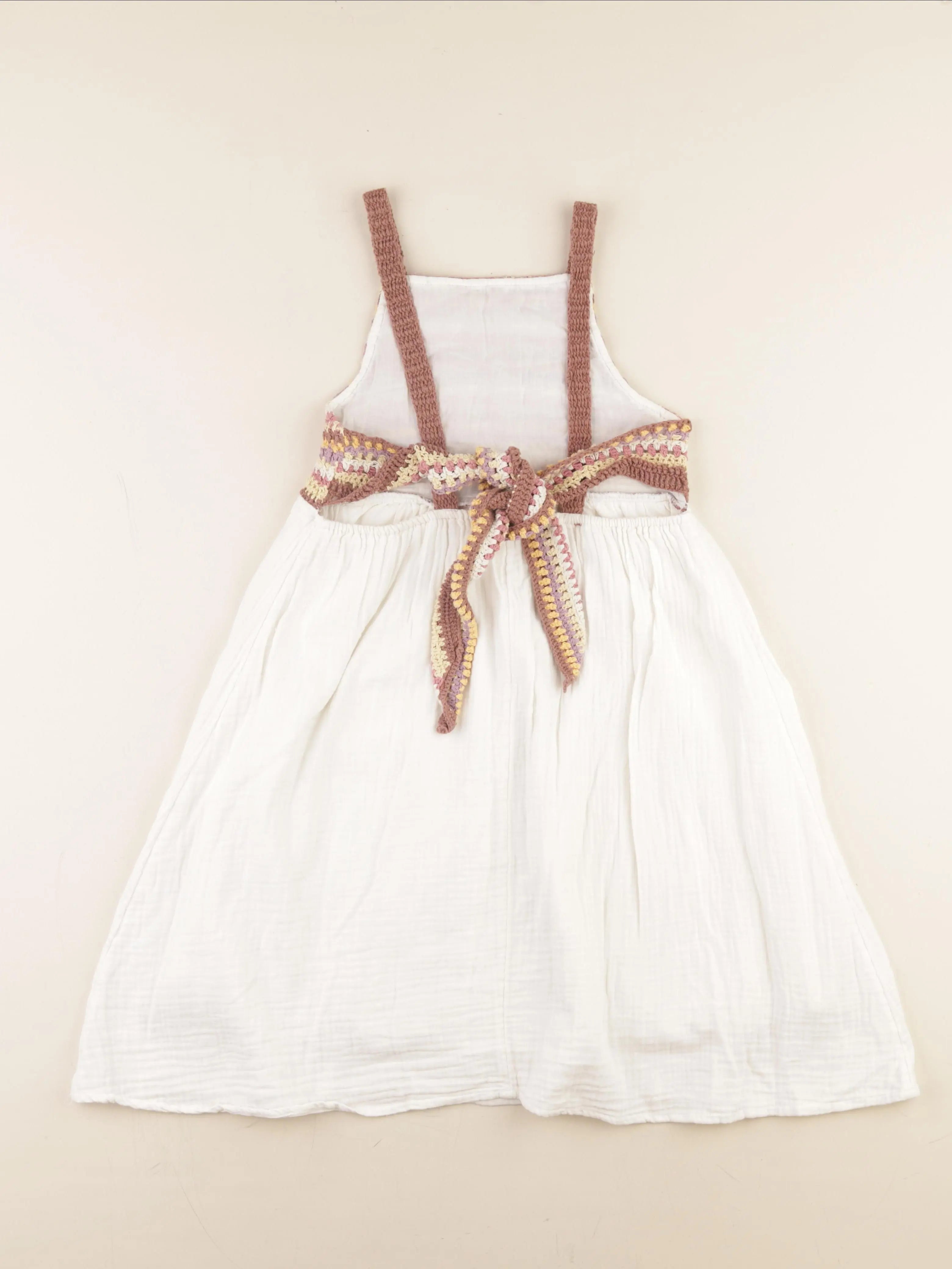 Zara - robe blanc, multicolore - 9 ans
