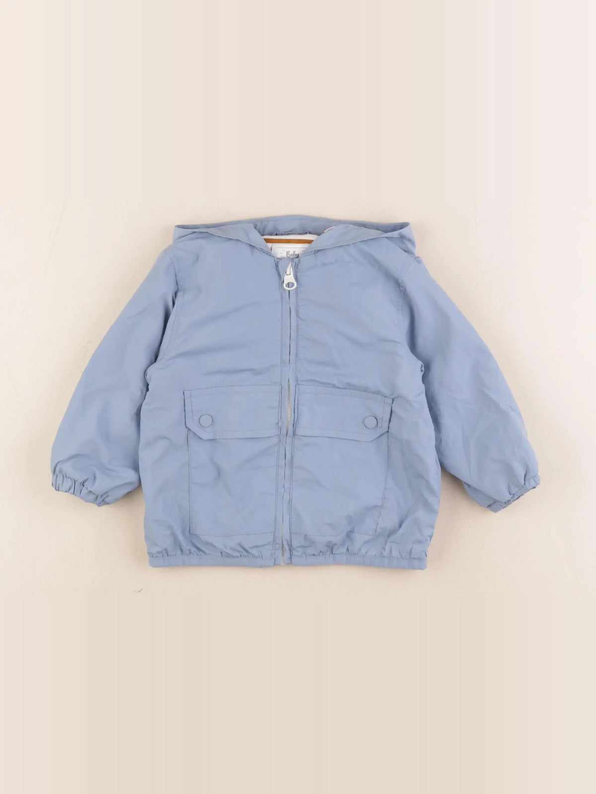 Vertbaudet - coupe-vent bleu - 12 mois