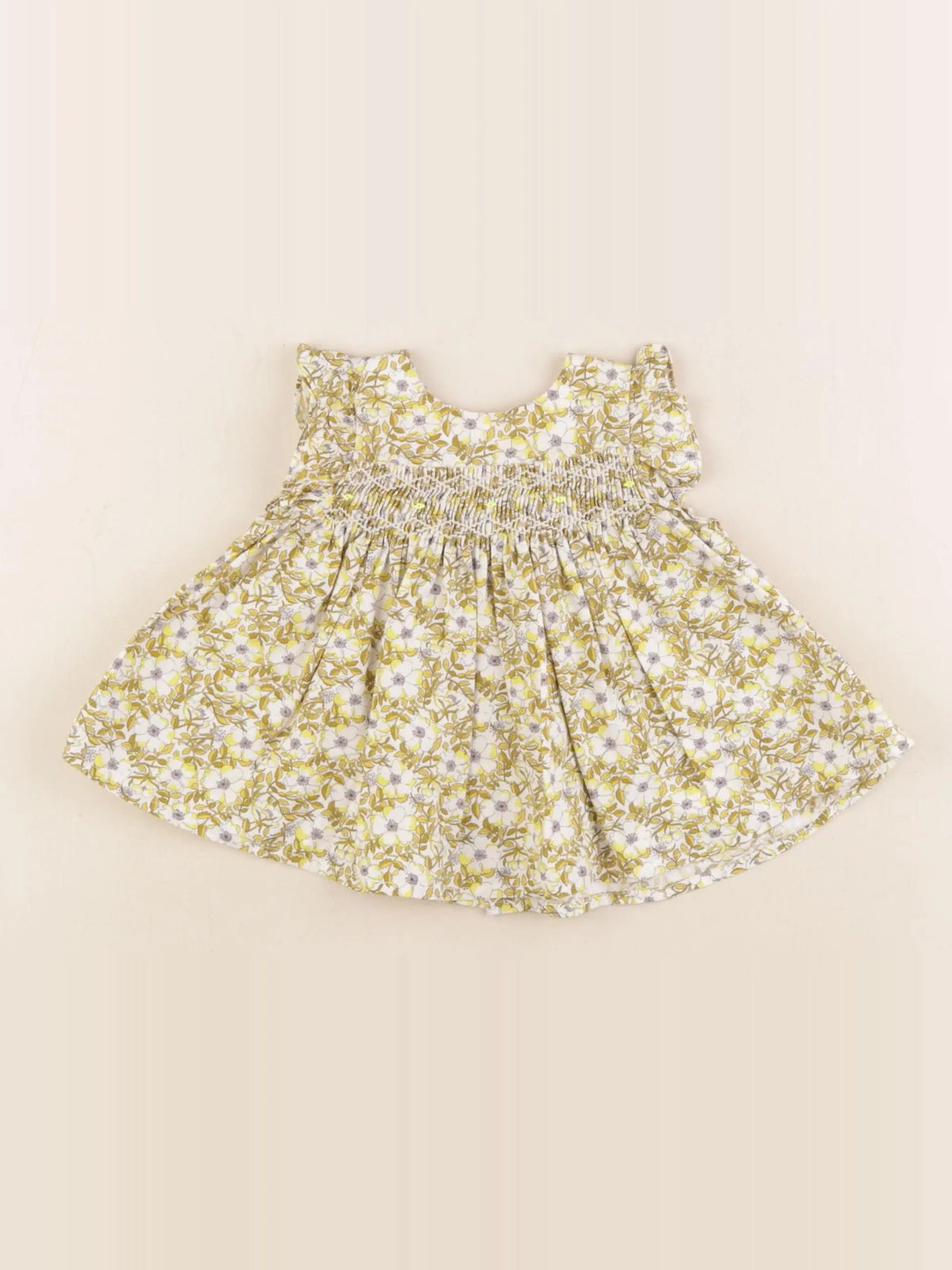 Bonpoint - blouse jaune - 6 mois