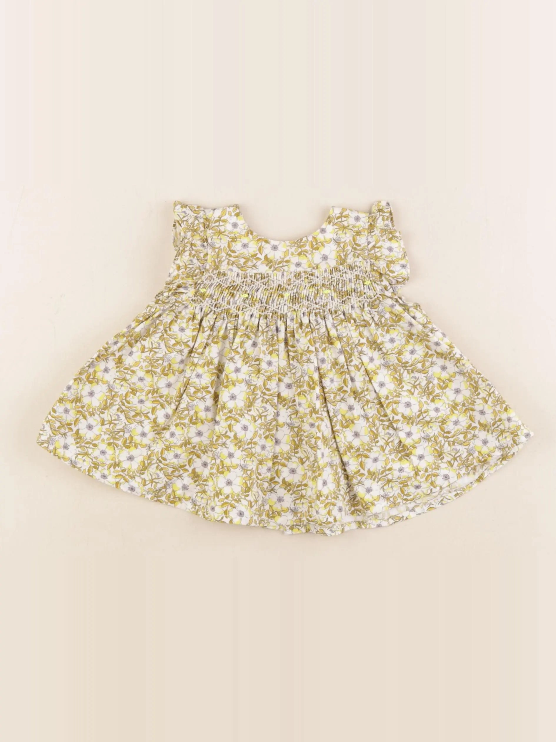 Bonpoint - blouse jaune - 6 mois