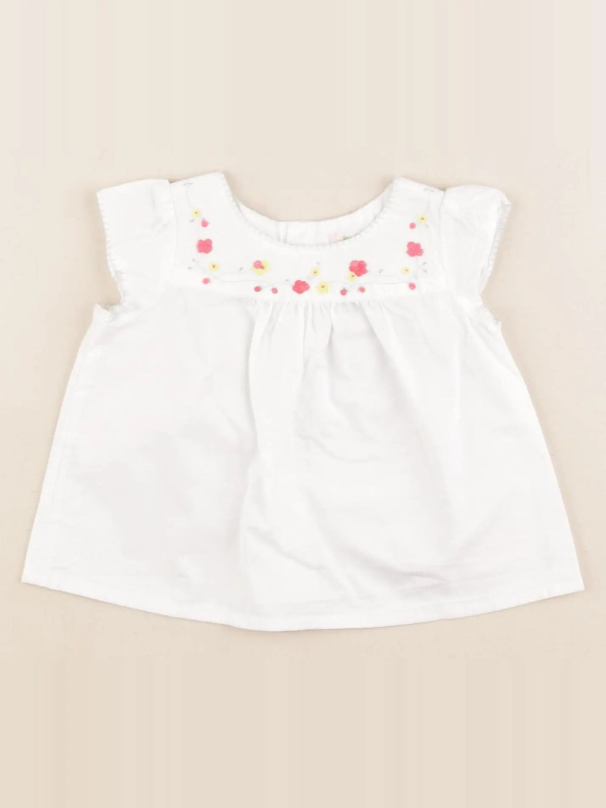 Bonpoint - blouse blanc - 6 mois
