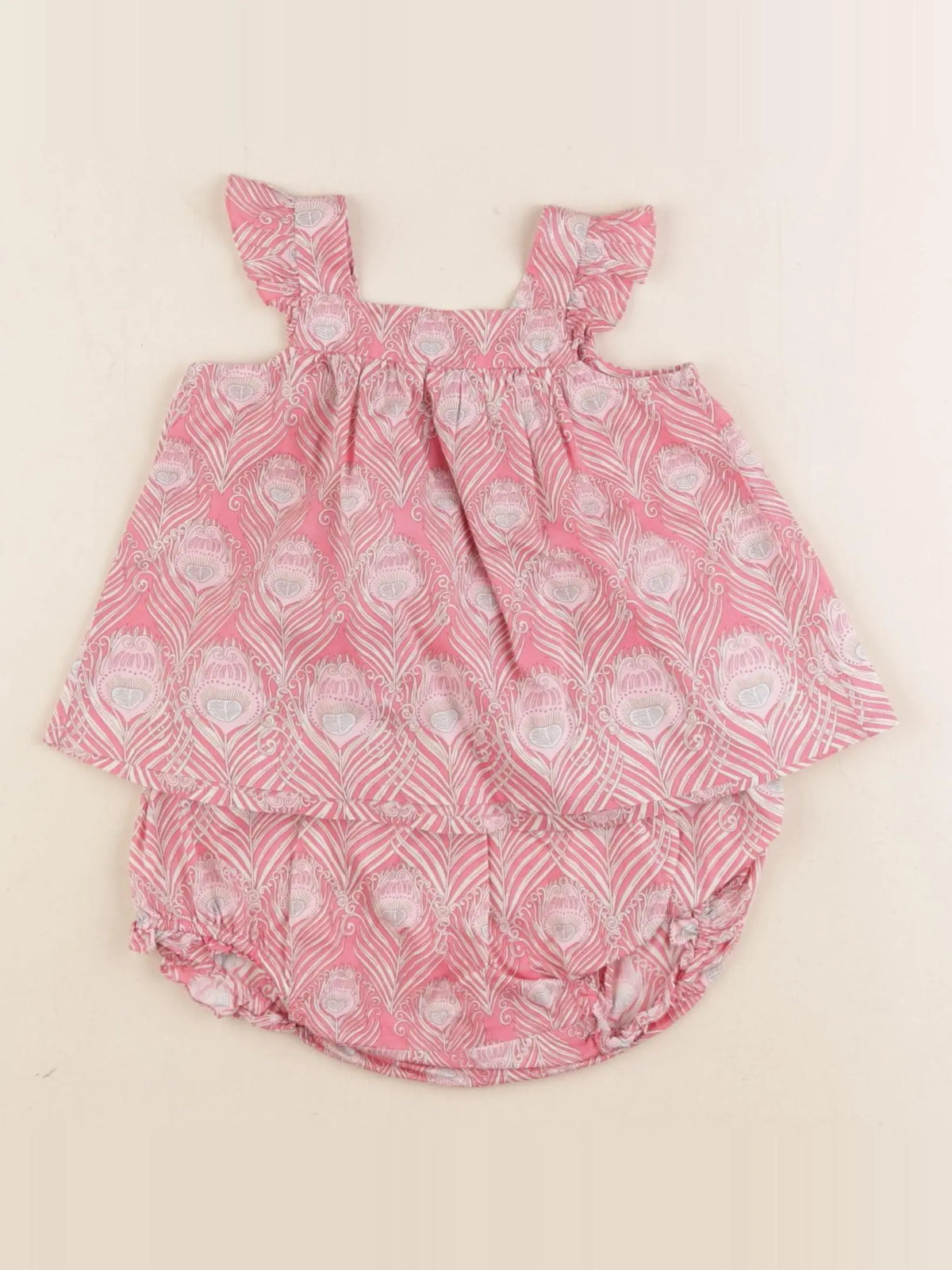 Bonpoint - ensemble rose - 6 mois