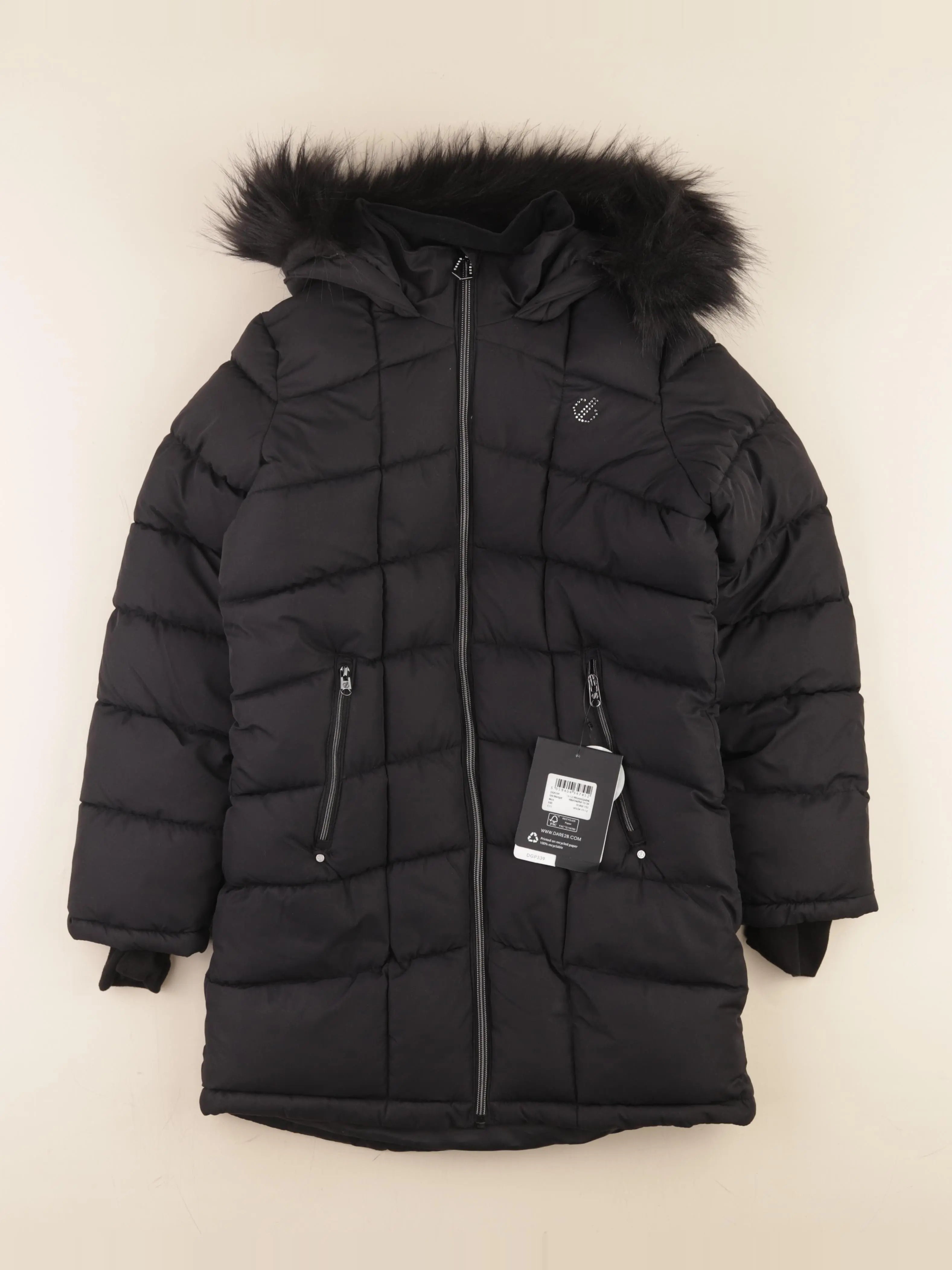 Dare to B ski - parka noir - 11/12 ans