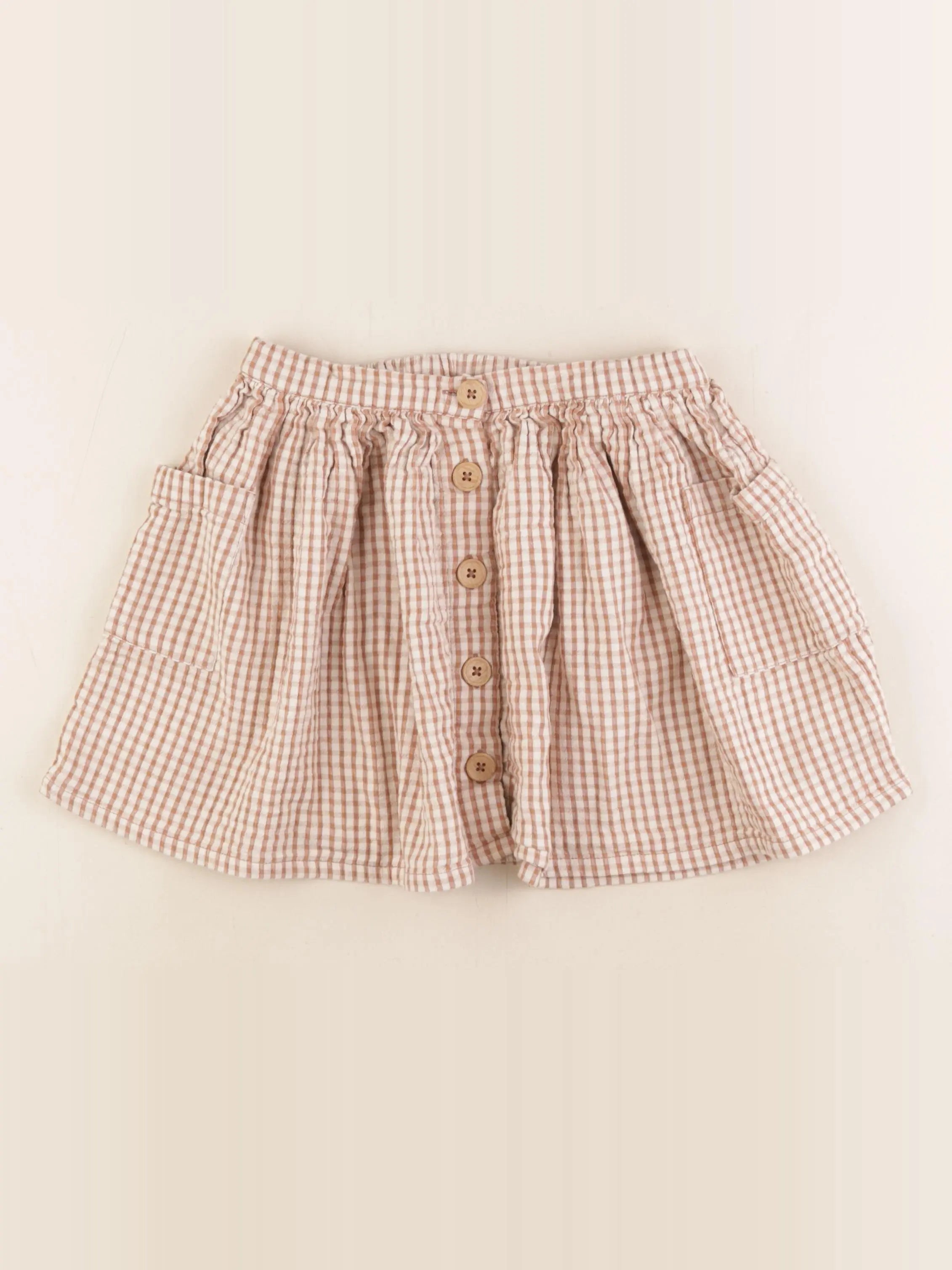 Vertbaudet - jupe marron - 9 ans