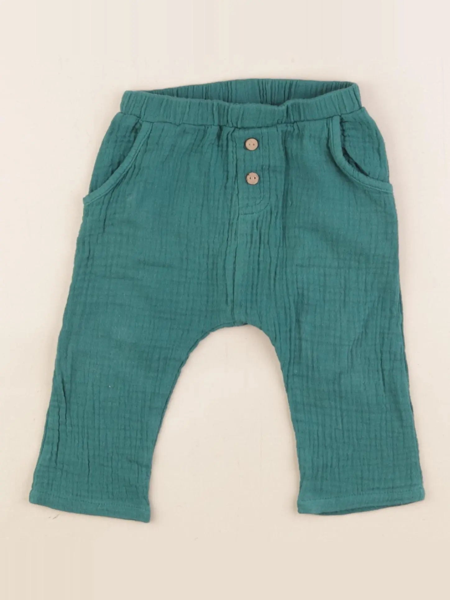 Cotton Fish - pantalon vert - 9 mois