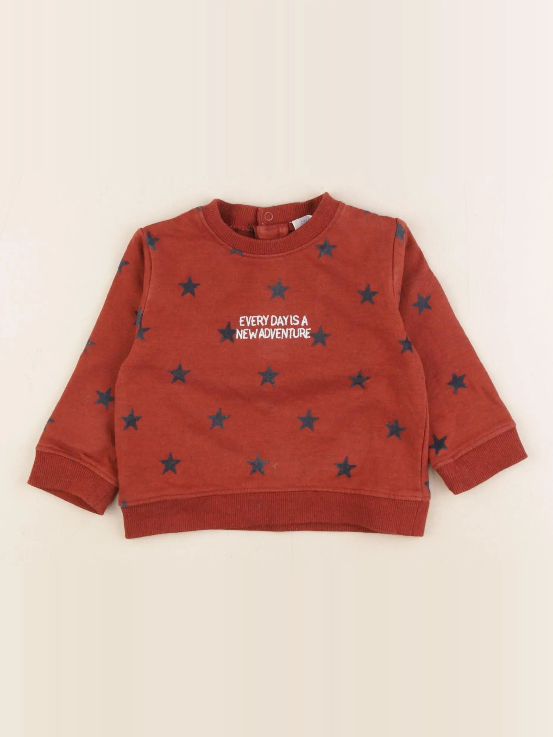 Boutchou - sweat marron - 9 mois