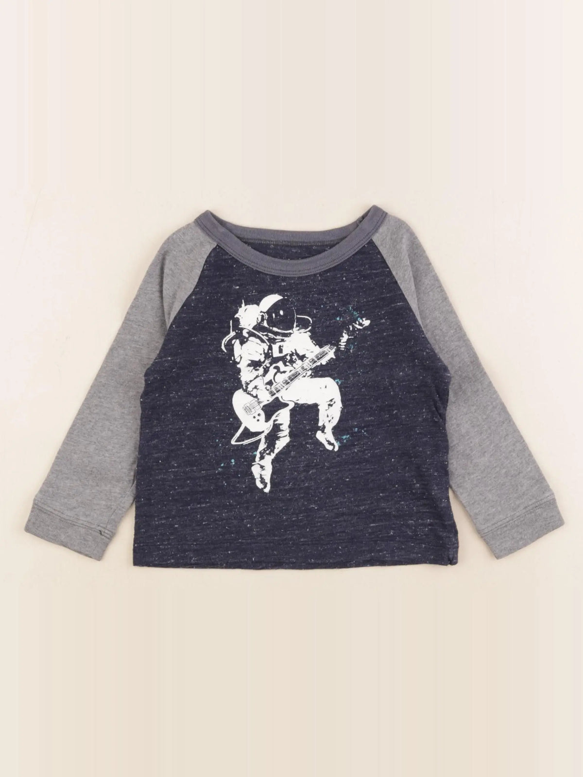 Oshkosh - tee-shirt gris, bleu - 18 mois
