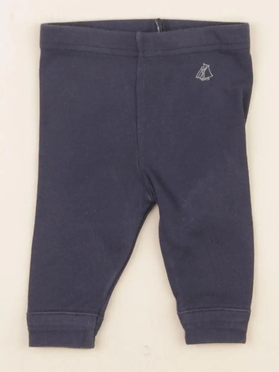 Petit Bateau - legging bleu - 3 mois