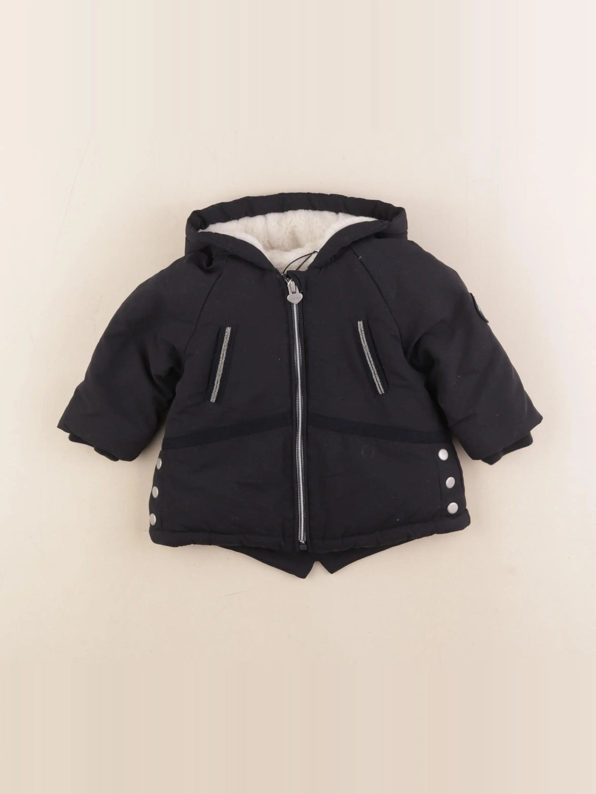 IKKS - manteau bleu - 6 mois