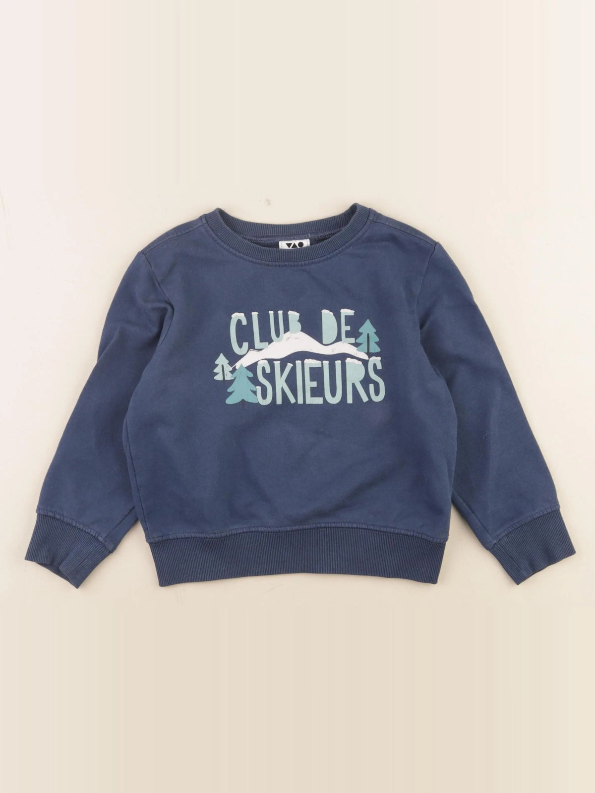 Tape à l'oeil - sweat bleu - 4 ans