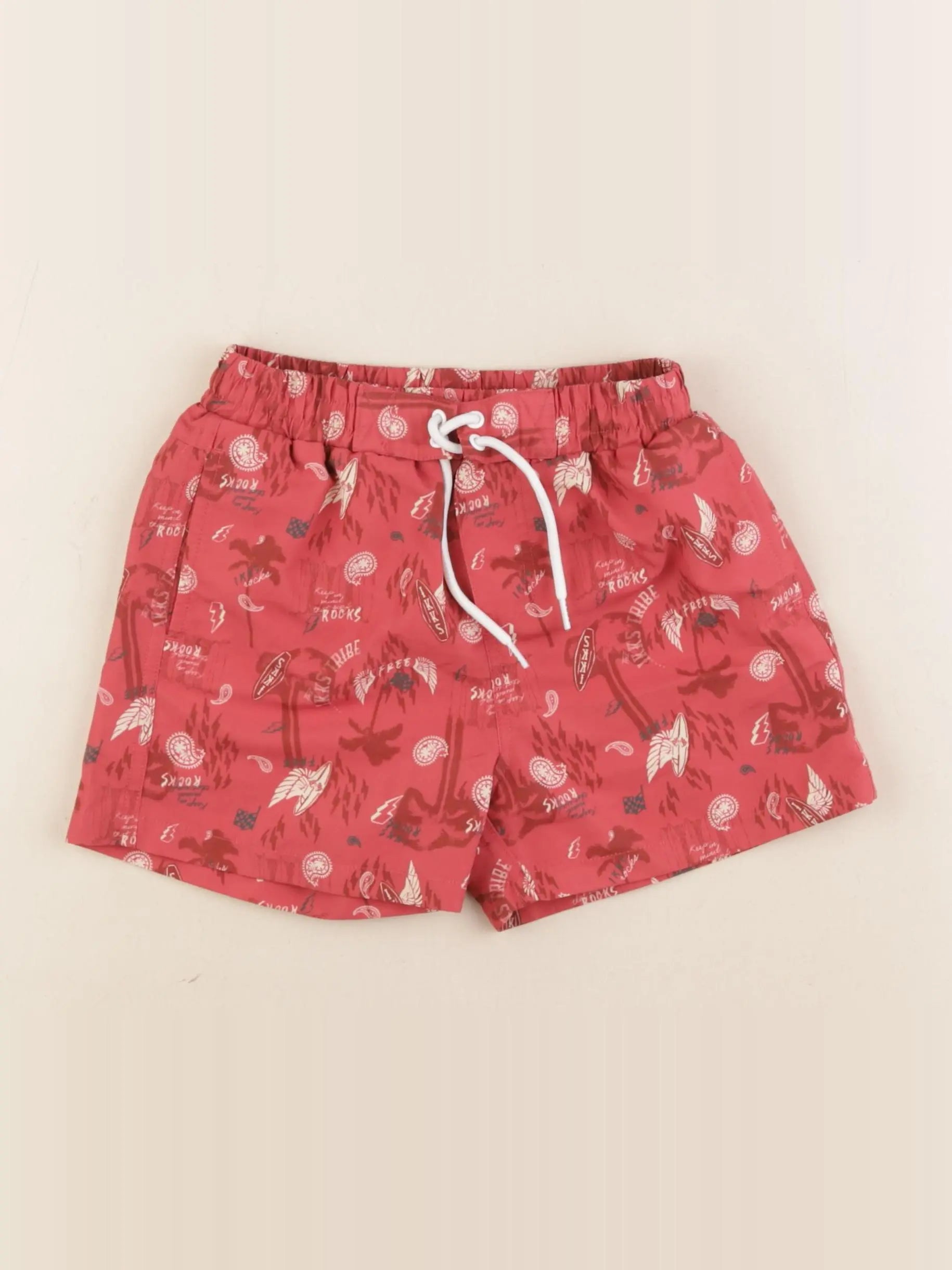 IKKS - maillot de bain rouge - 4 ans