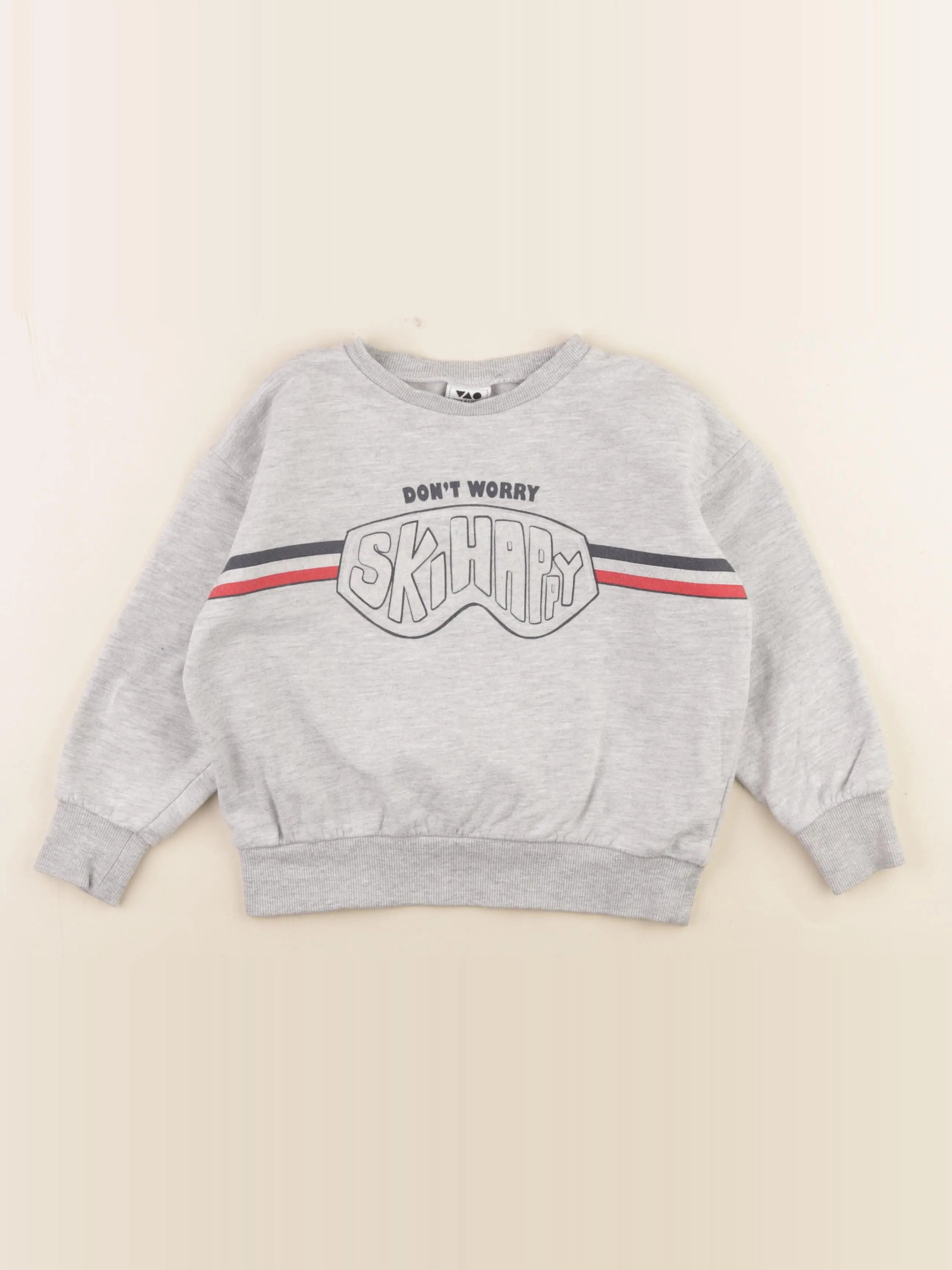 Tape à l'oeil - sweat gris - 5 ans