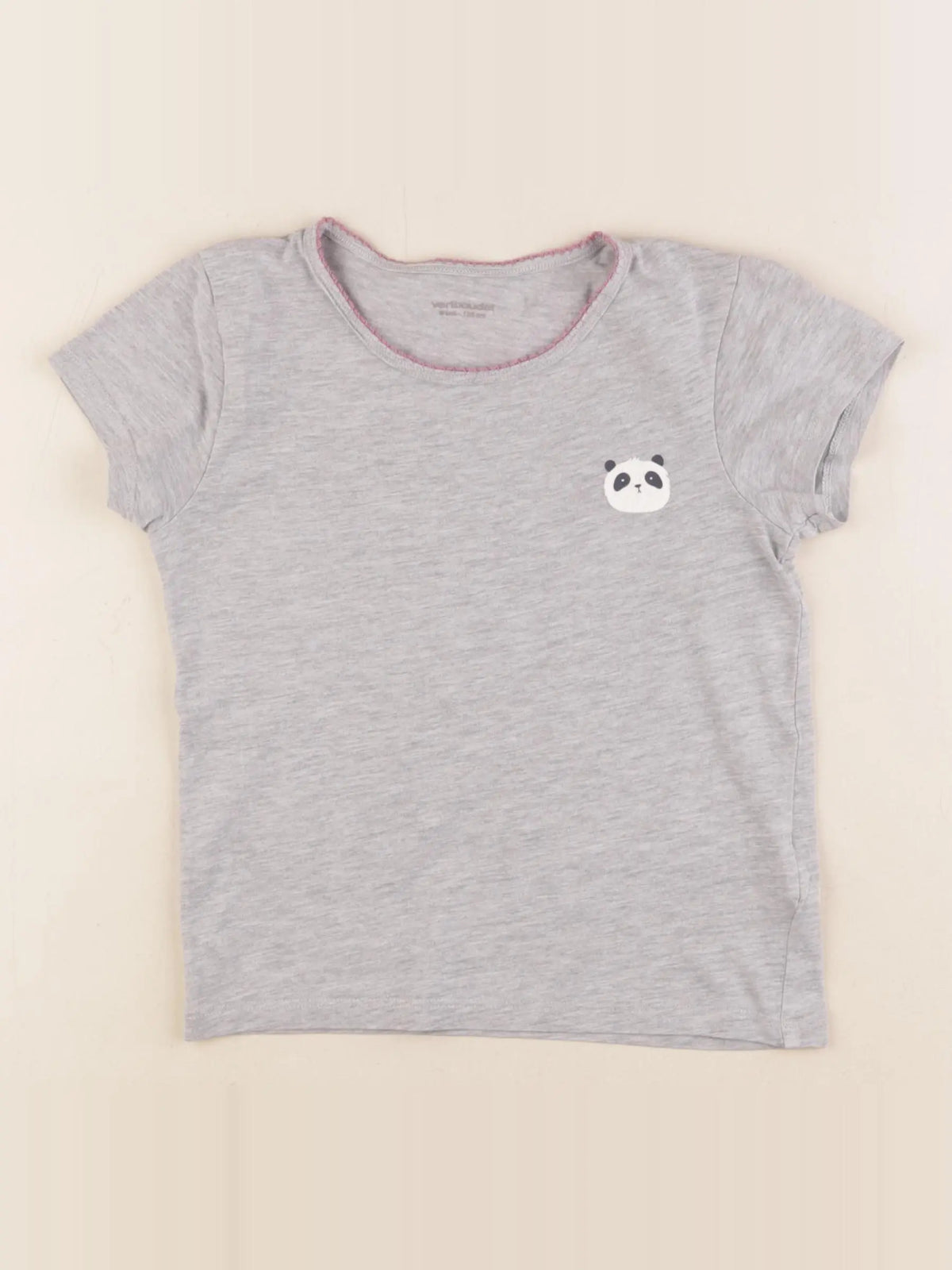Vertbaudet - maillot de corps gris - 8 ans