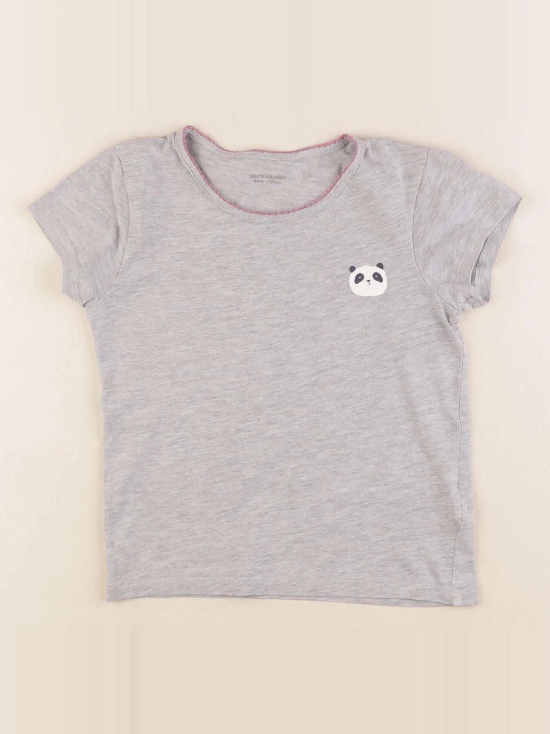 Vertbaudet - maillot de corps gris - 8 ans