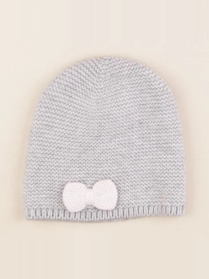 Jacadi - bonnet gris - 12 mois