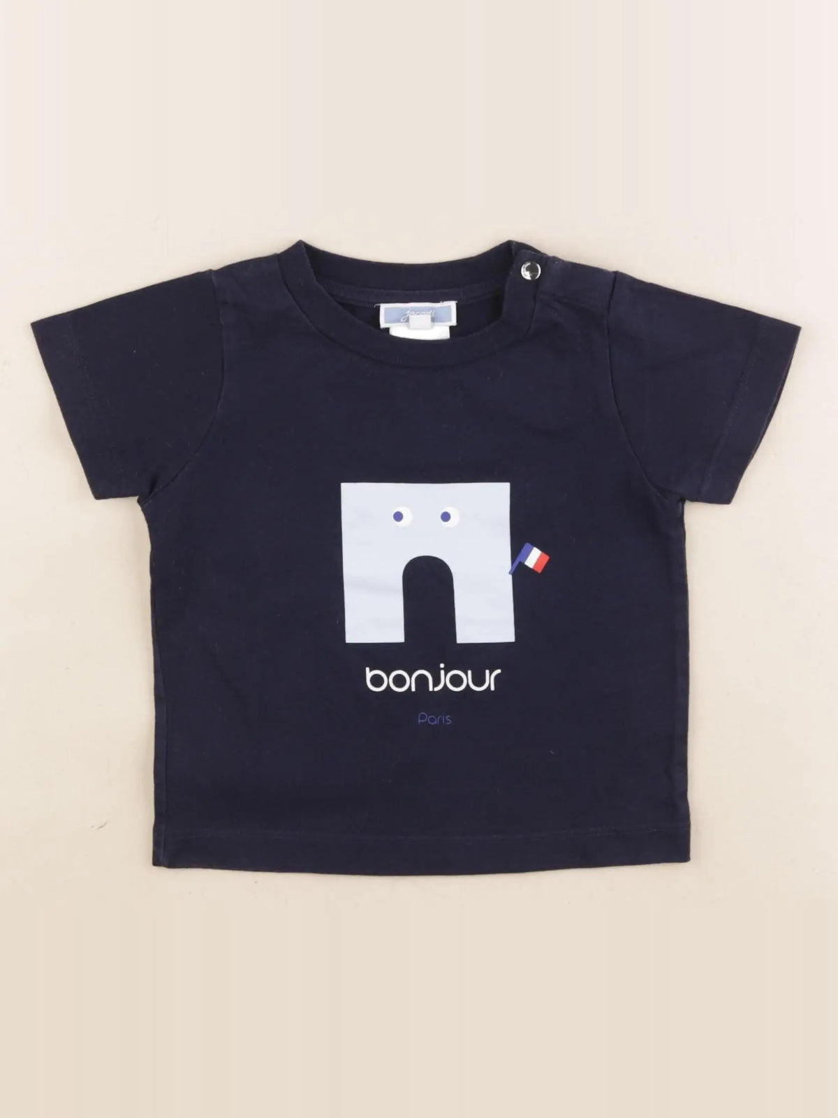 Jacadi - tee-shirt bleu - 18 mois