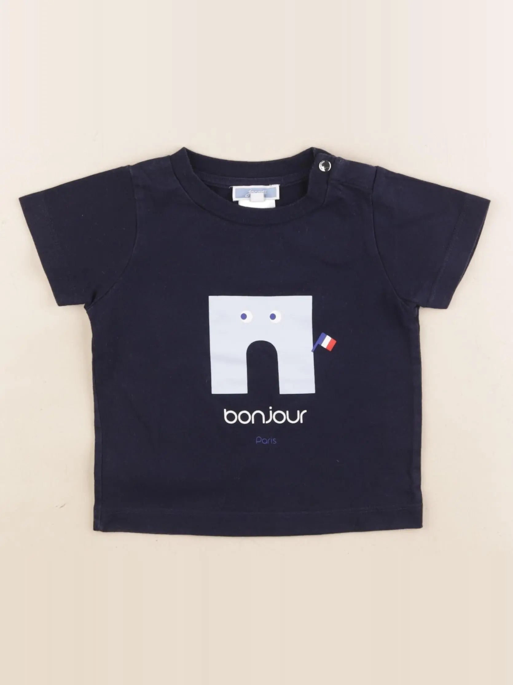 Jacadi - tee-shirt bleu - 18 mois