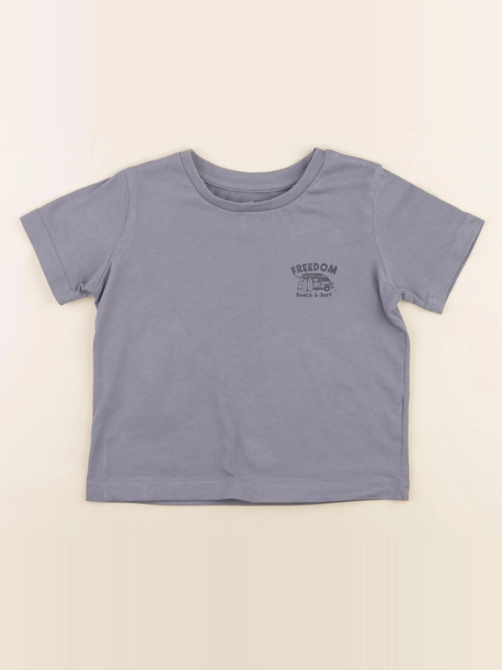 Vertbaudet - tee-shirt bleu - 3 ans