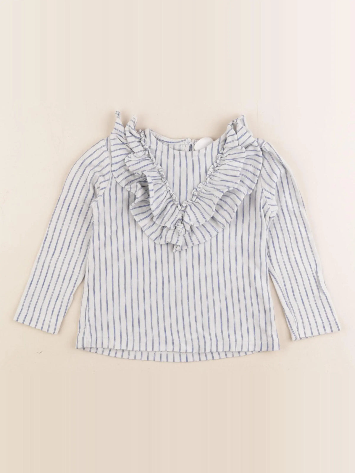 Zara - blouse bleu, gris - 18/24 mois