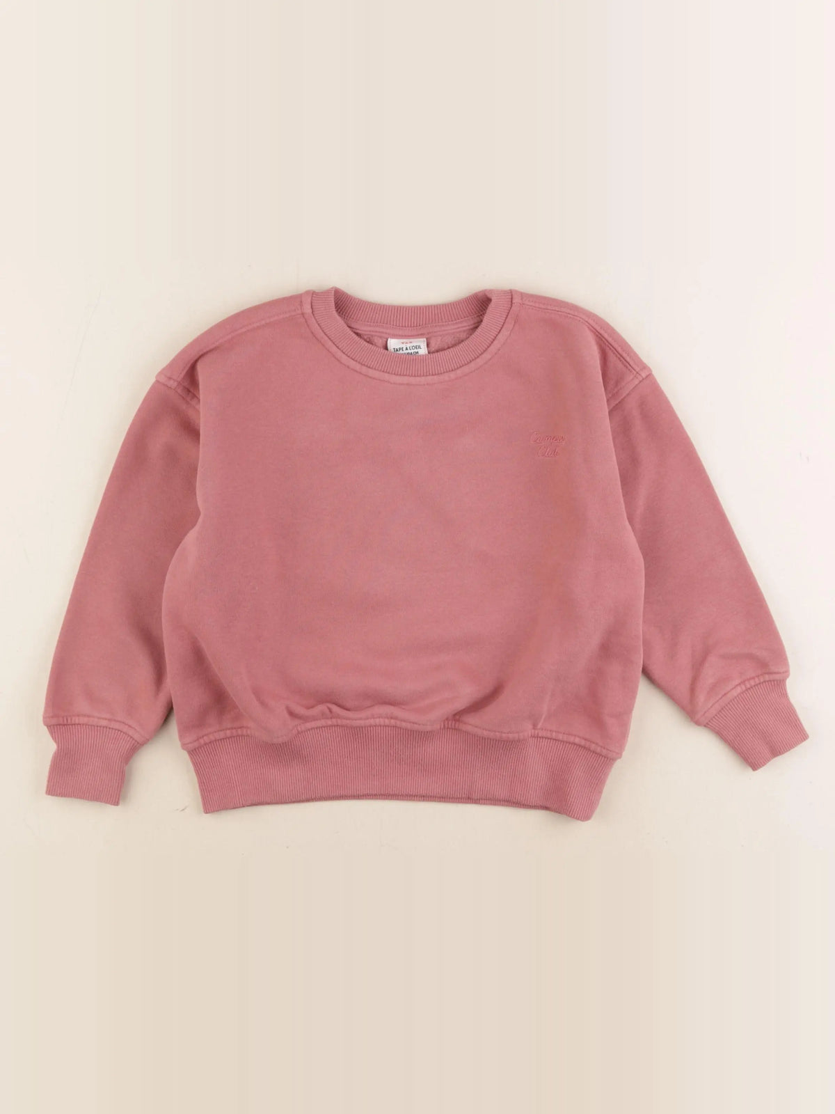Tape à l'oeil - sweat rose - 4 ans