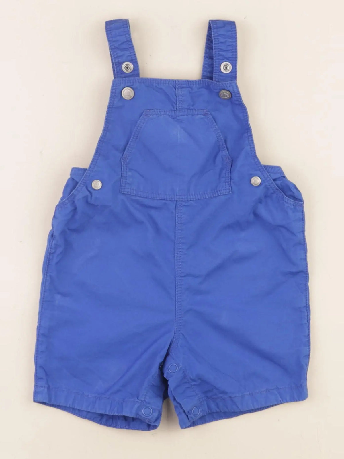 Petit Bateau - salopette bleu - 6 mois