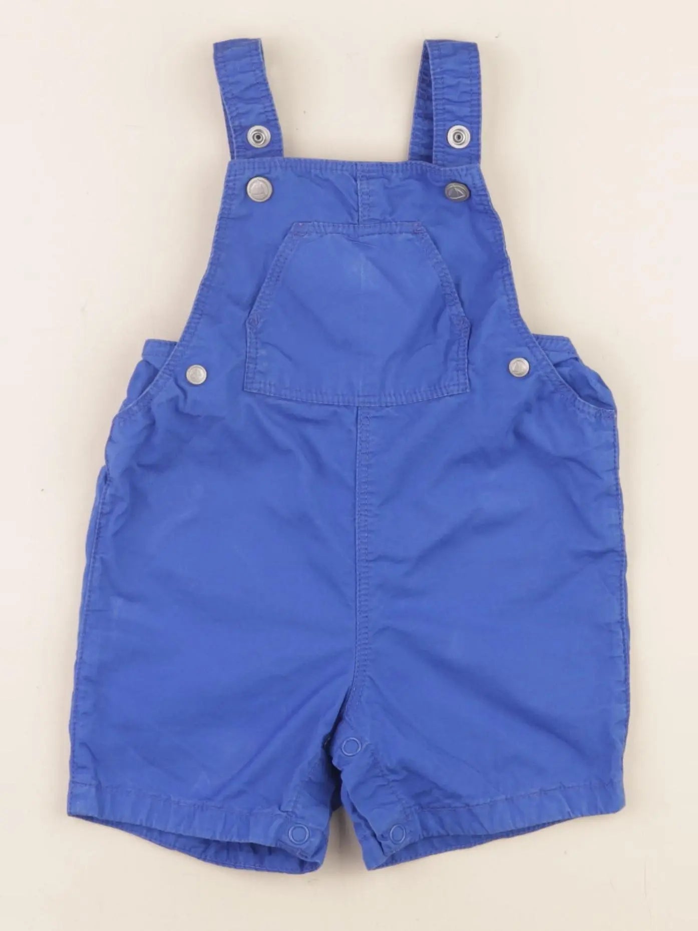 Petit Bateau - salopette bleu - 6 mois