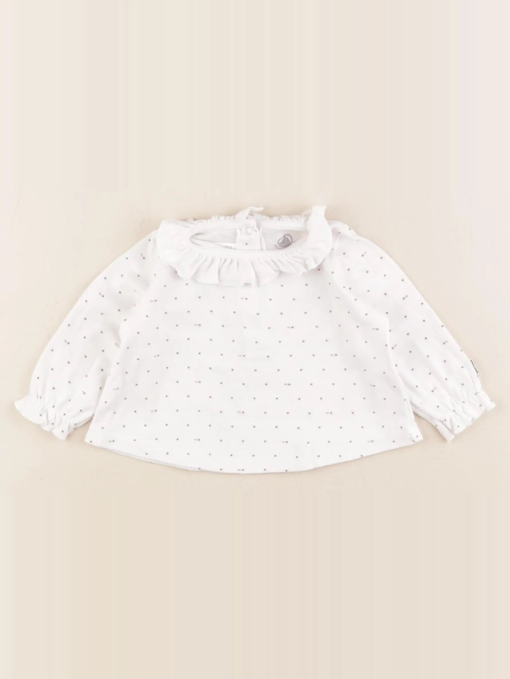 Petit Bateau - tee-shirt blanc - 3 mois