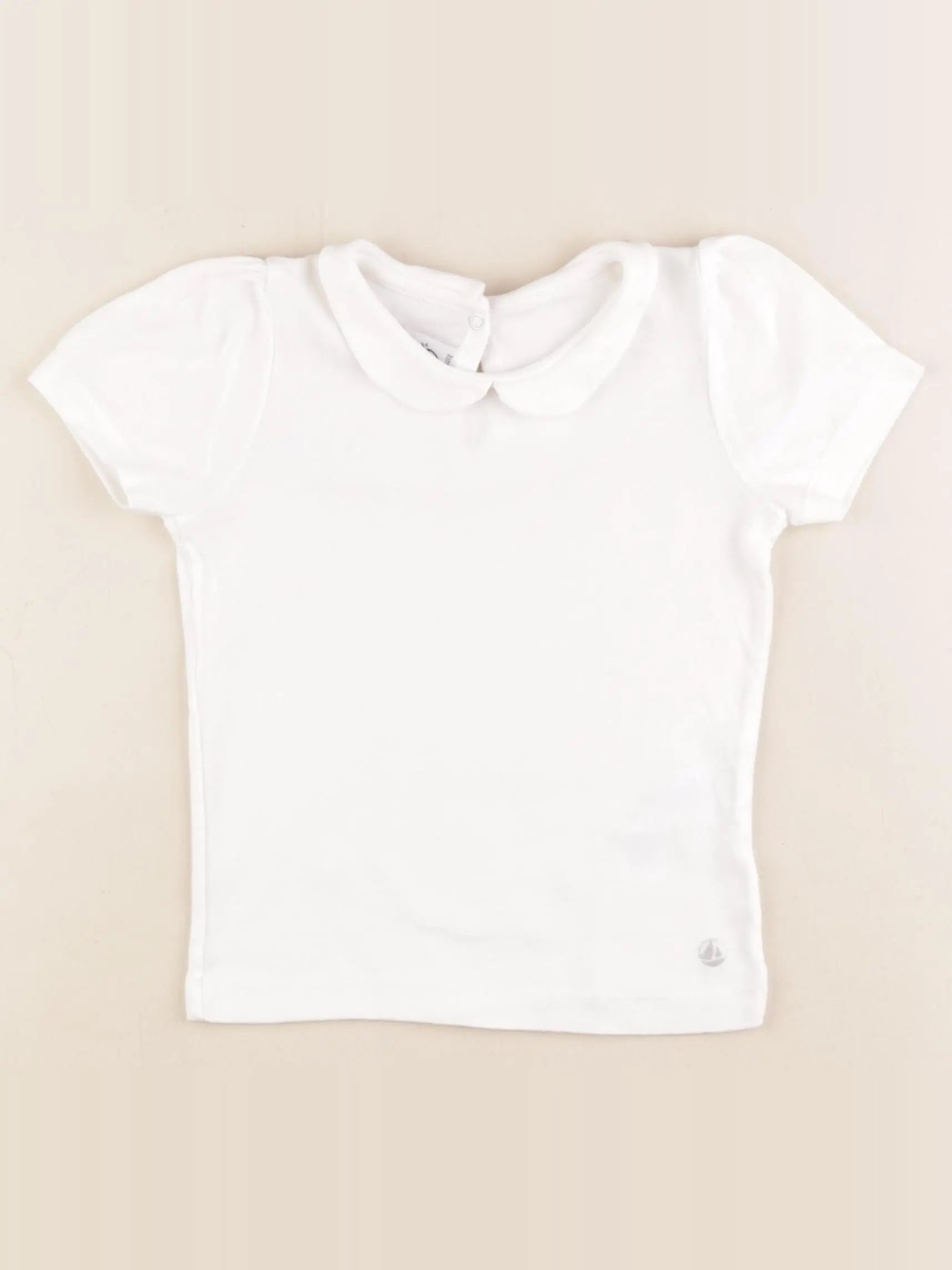 Petit Bateau - tee-shirt blanc - 3 ans