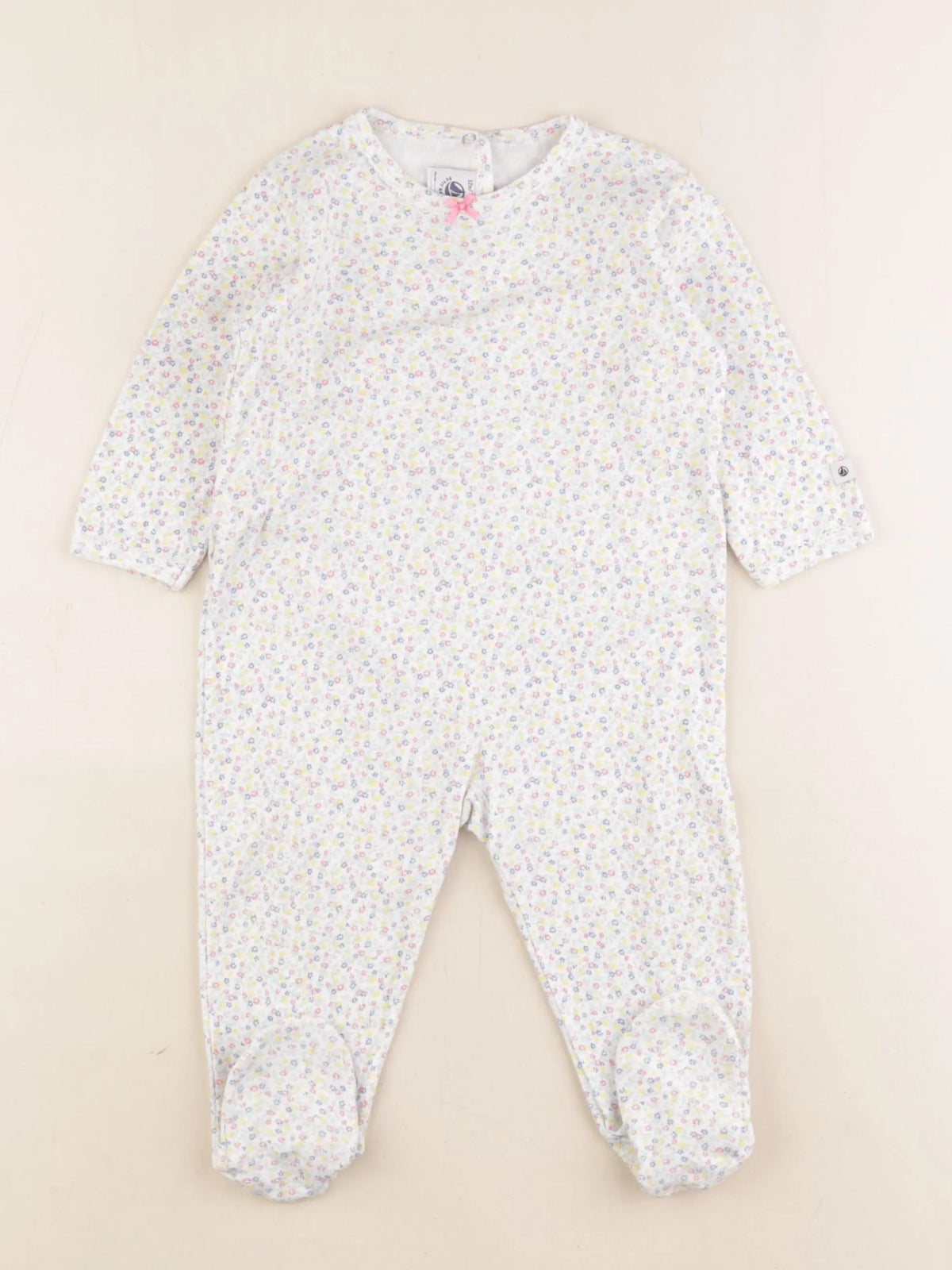 Petit Bateau - pyjama coton multicolore - 12 mois