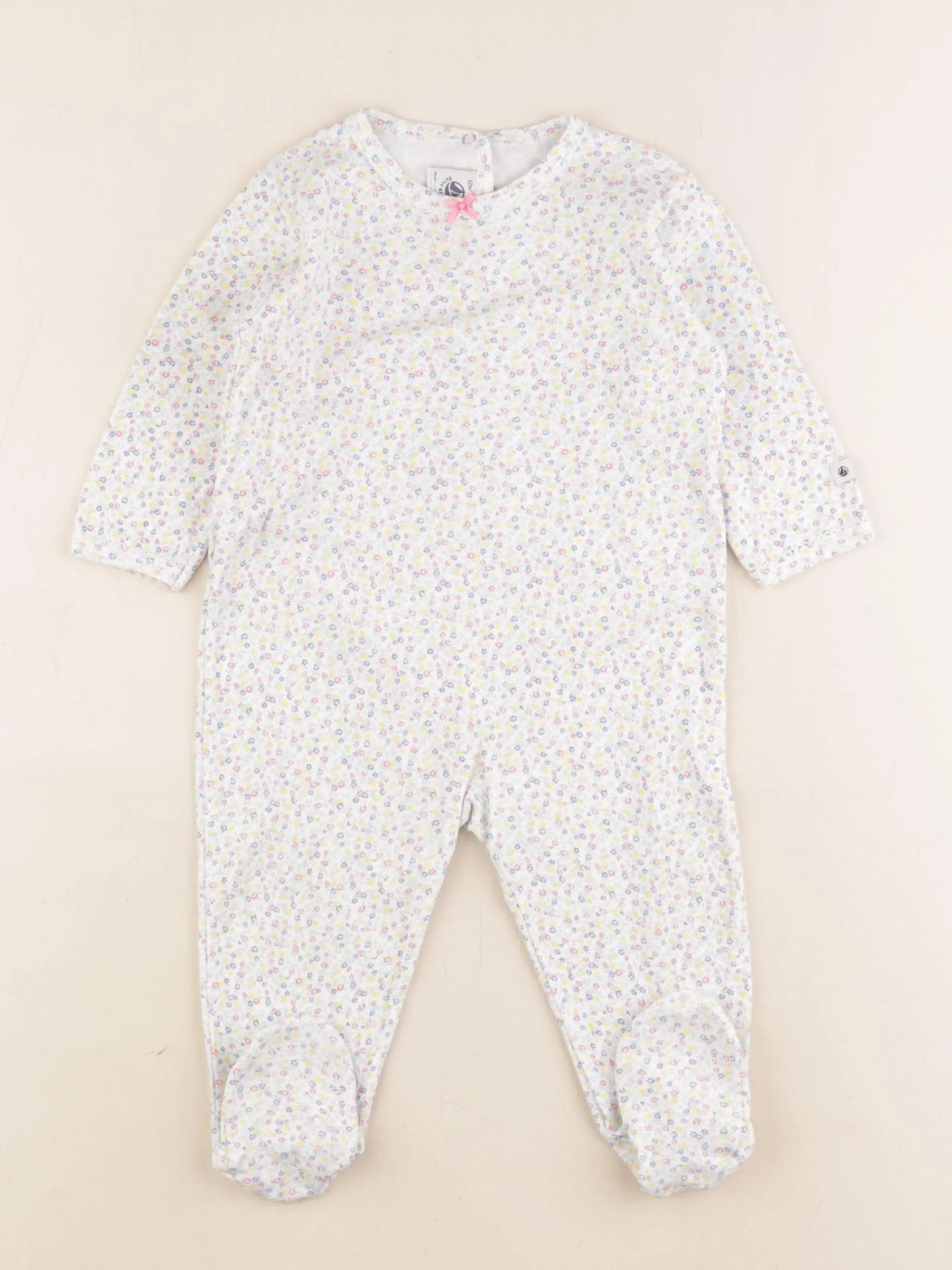 Petit Bateau - pyjama coton multicolore - 12 mois