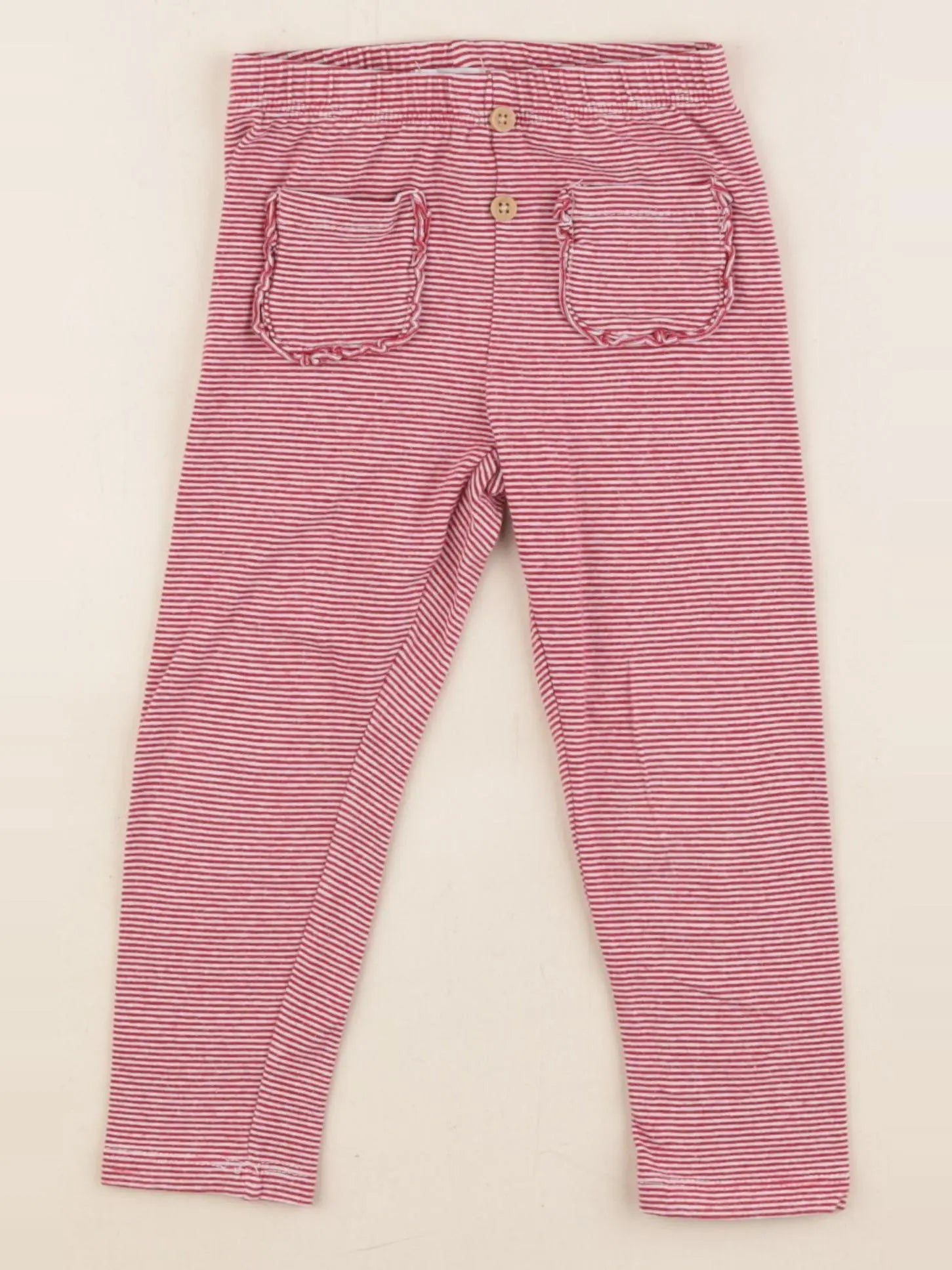 La Redoute - legging rouge - 3 ans