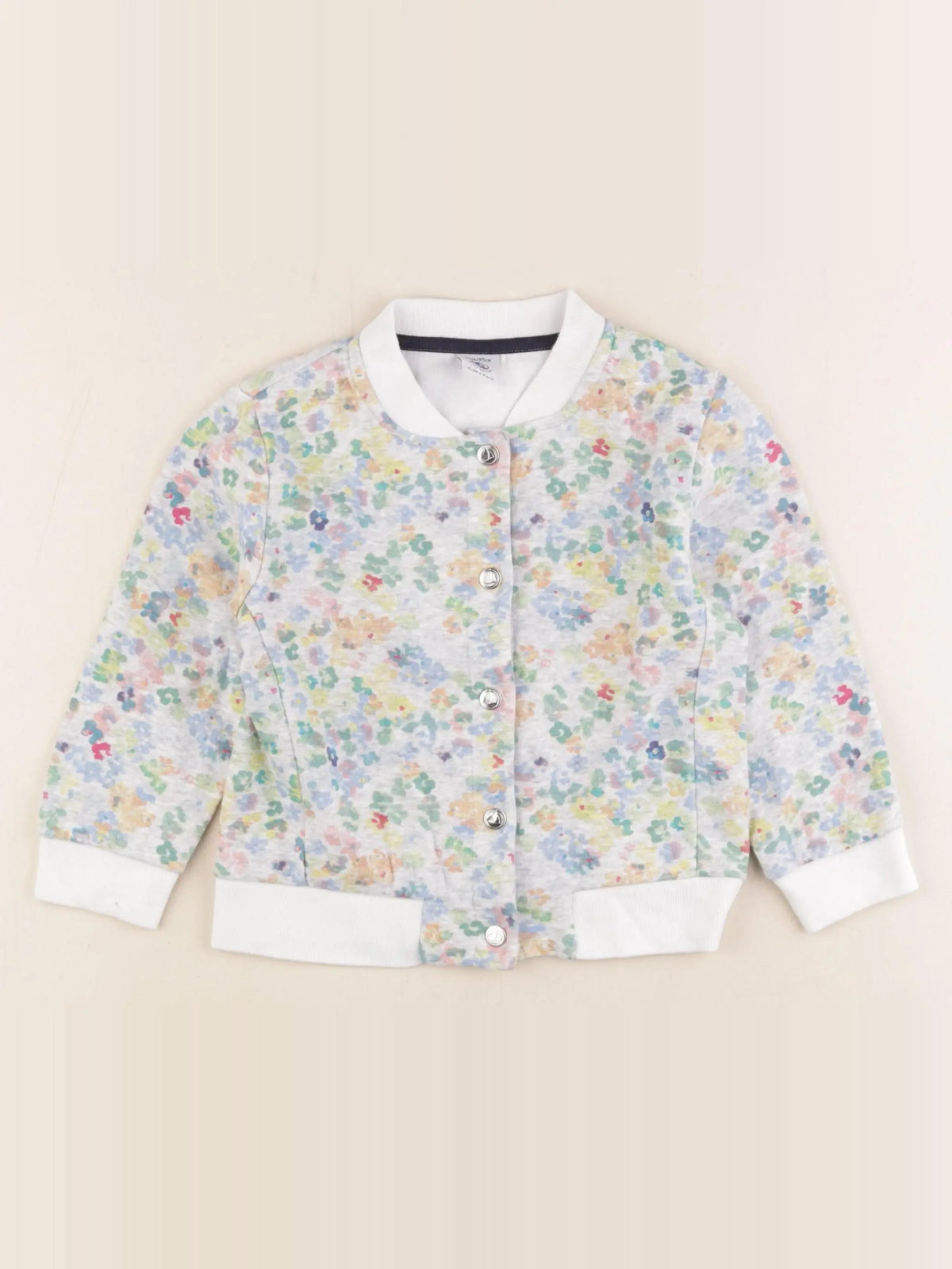 Petit Bateau - sweat multicolore - 3 ans