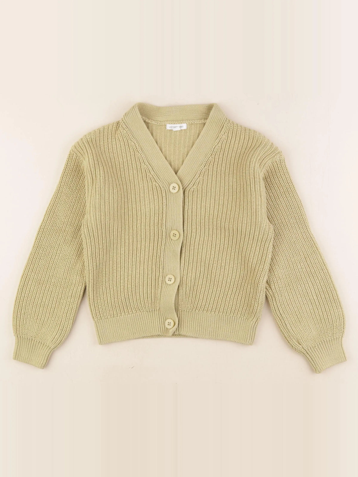 Vertbaudet - gilet vert - 8 ans